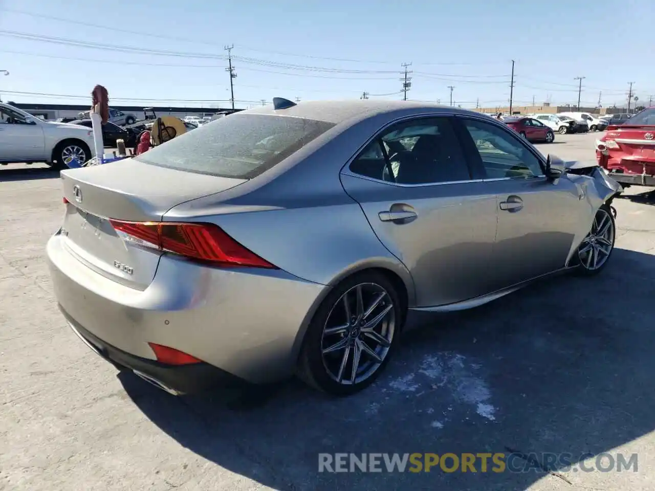 4 Photograph of a damaged car JTHBA1D20K5096921 LEXUS IS 2019