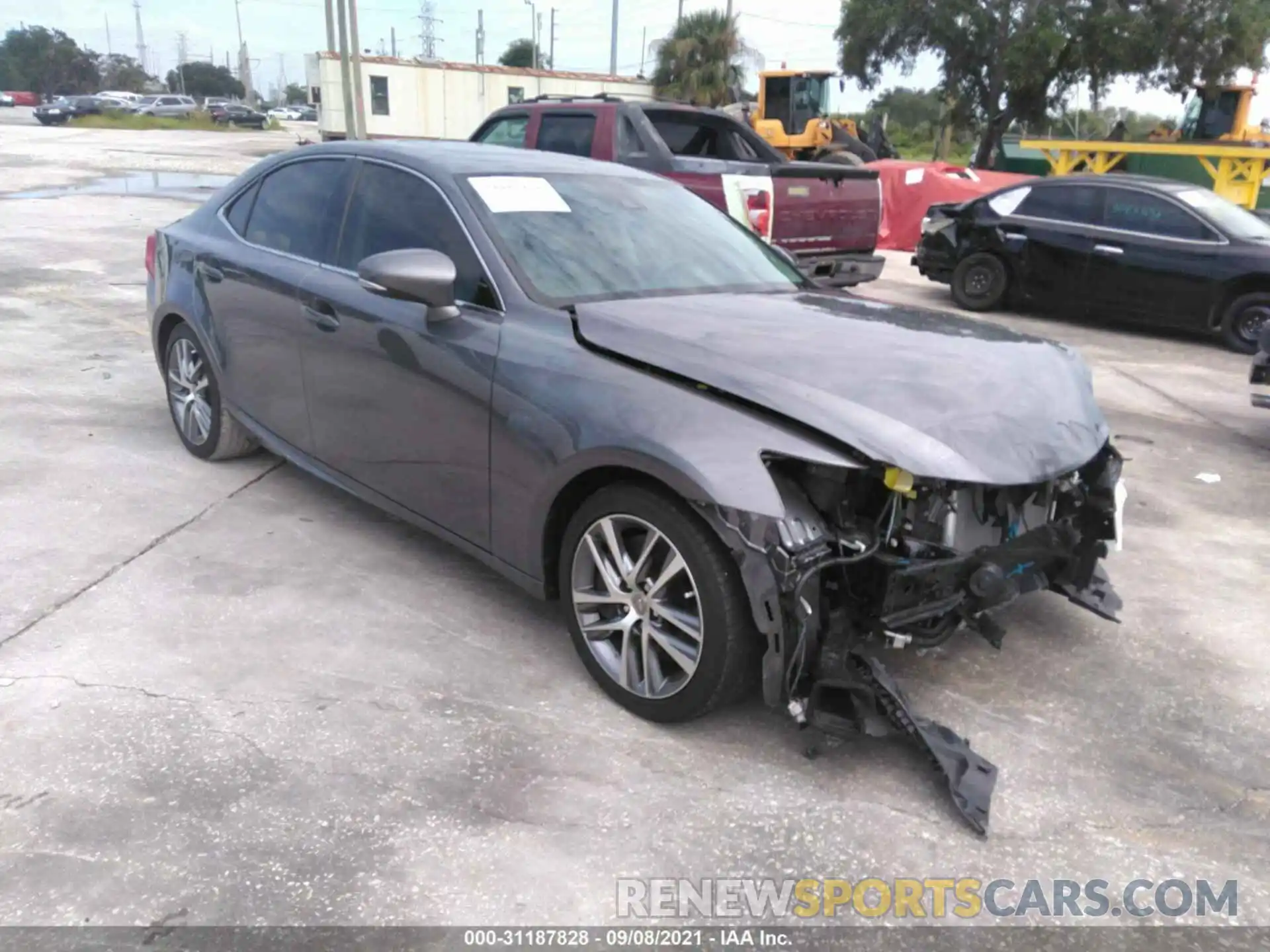 1 Photograph of a damaged car JTHBA1D20K5098099 LEXUS IS 2019