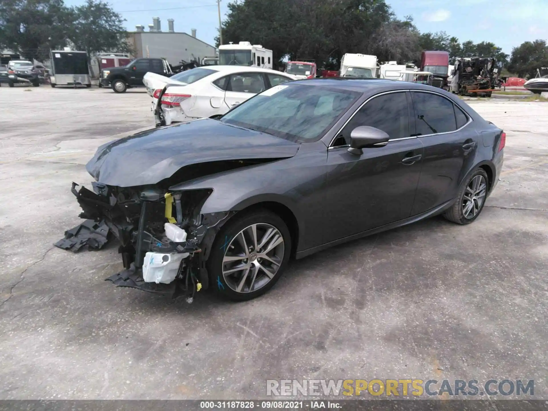 2 Photograph of a damaged car JTHBA1D20K5098099 LEXUS IS 2019