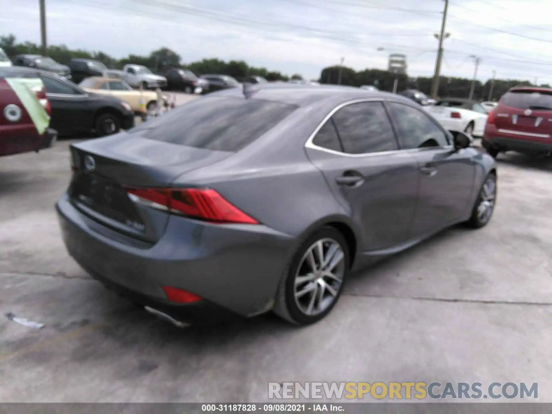 4 Photograph of a damaged car JTHBA1D20K5098099 LEXUS IS 2019