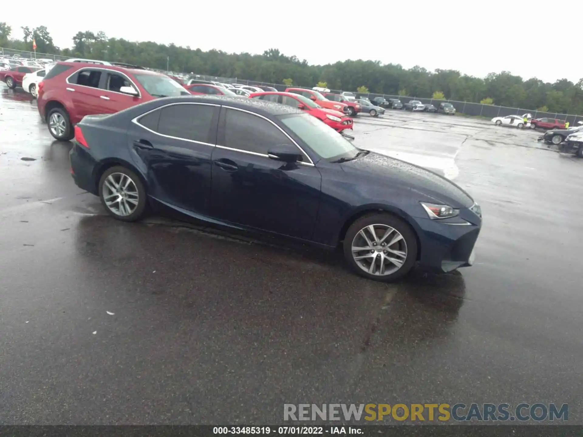 1 Photograph of a damaged car JTHBA1D20K5098880 LEXUS IS 2019