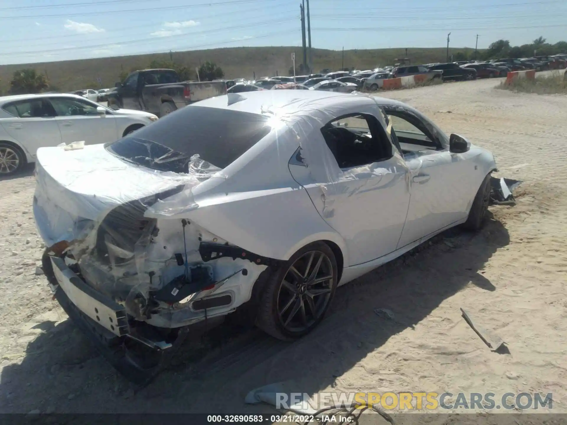 4 Photograph of a damaged car JTHBA1D20K5100739 LEXUS IS 2019