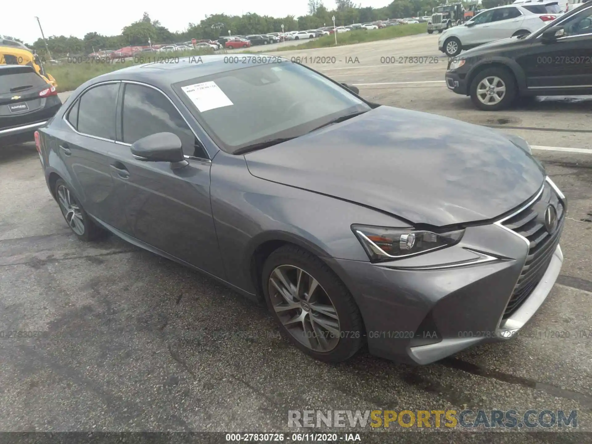 1 Photograph of a damaged car JTHBA1D21K5084146 LEXUS IS 2019