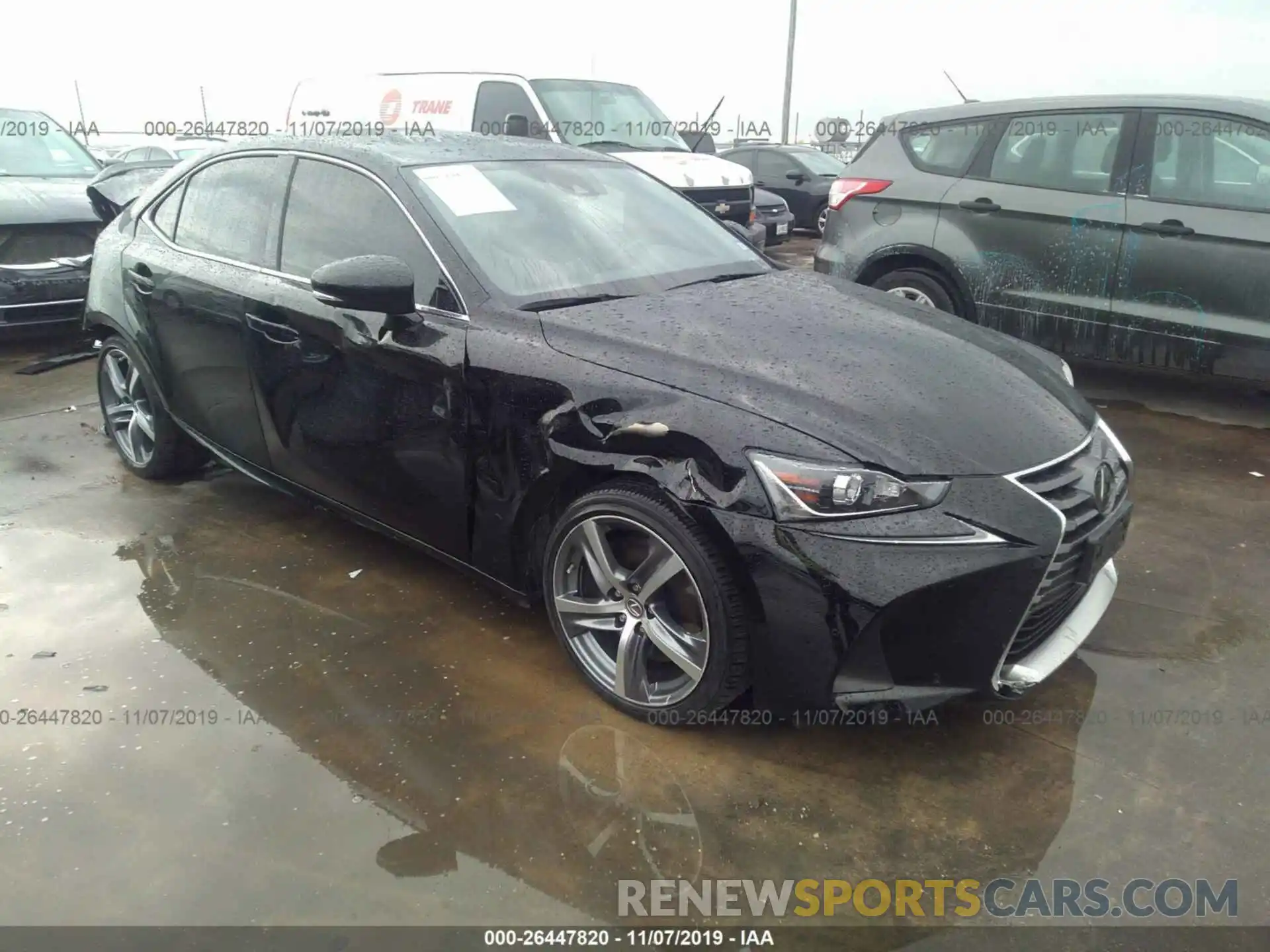 1 Photograph of a damaged car JTHBA1D21K5084762 LEXUS IS 2019