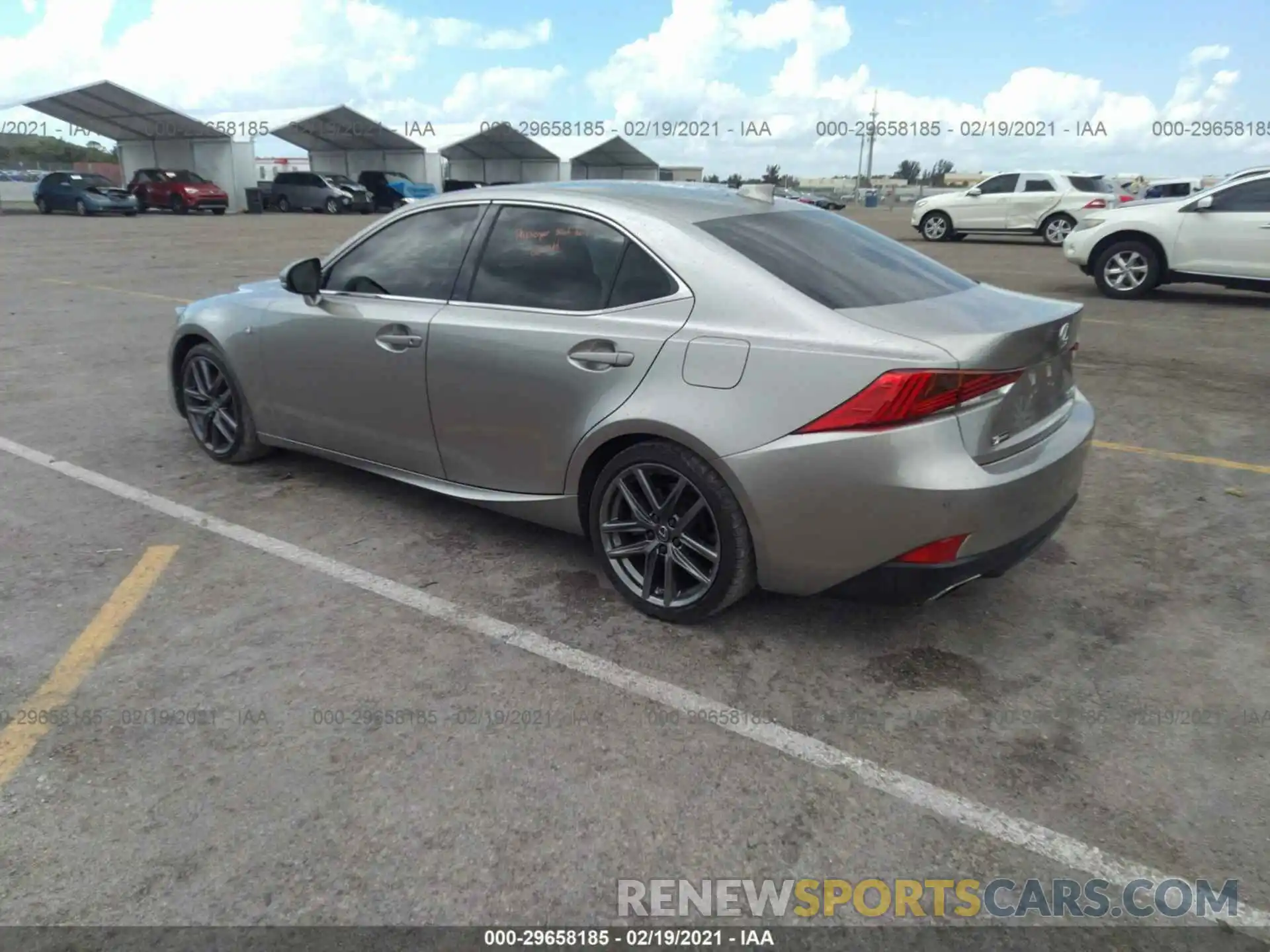 3 Photograph of a damaged car JTHBA1D21K5085801 LEXUS IS 2019