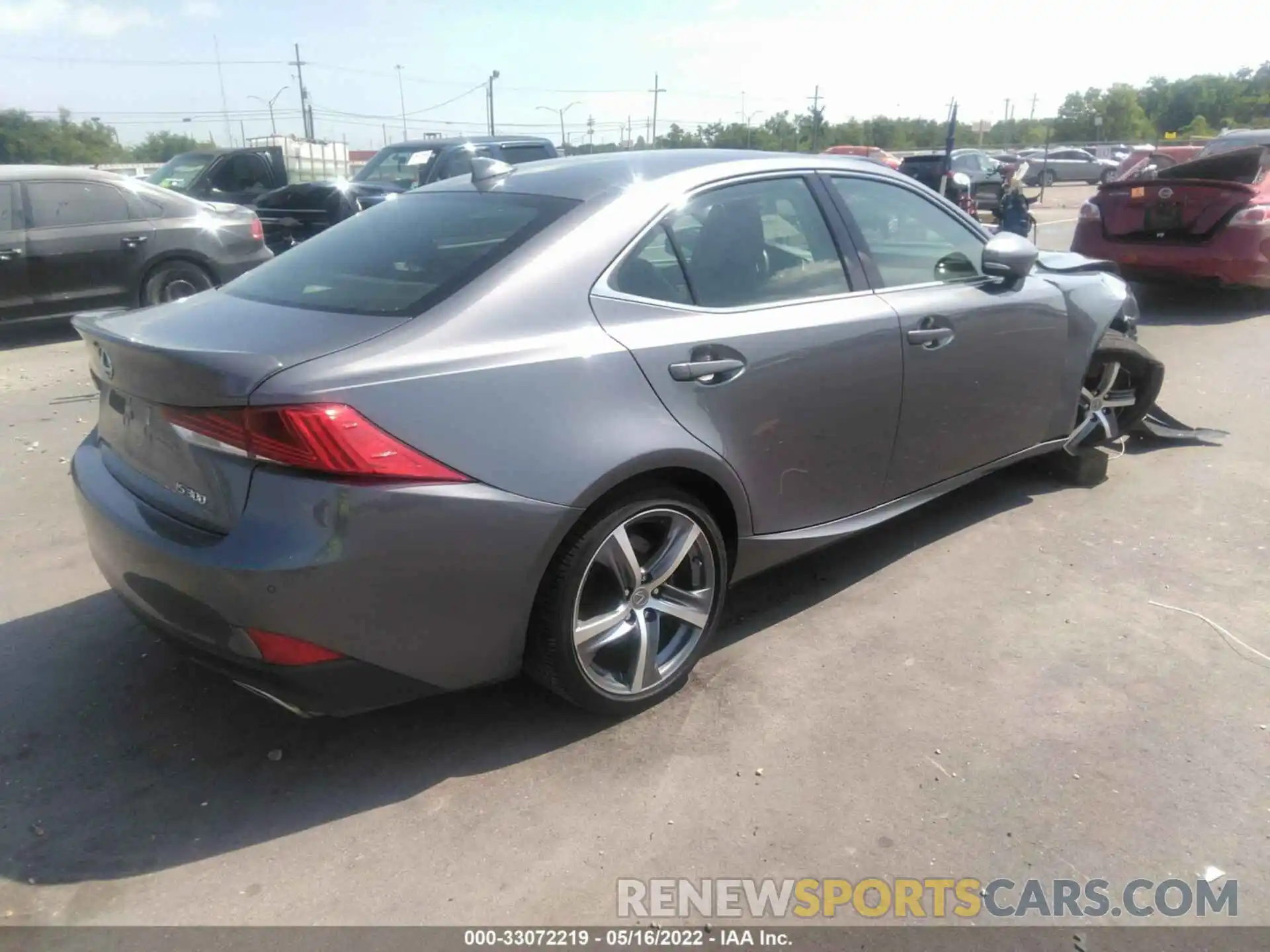 4 Photograph of a damaged car JTHBA1D21K5086527 LEXUS IS 2019