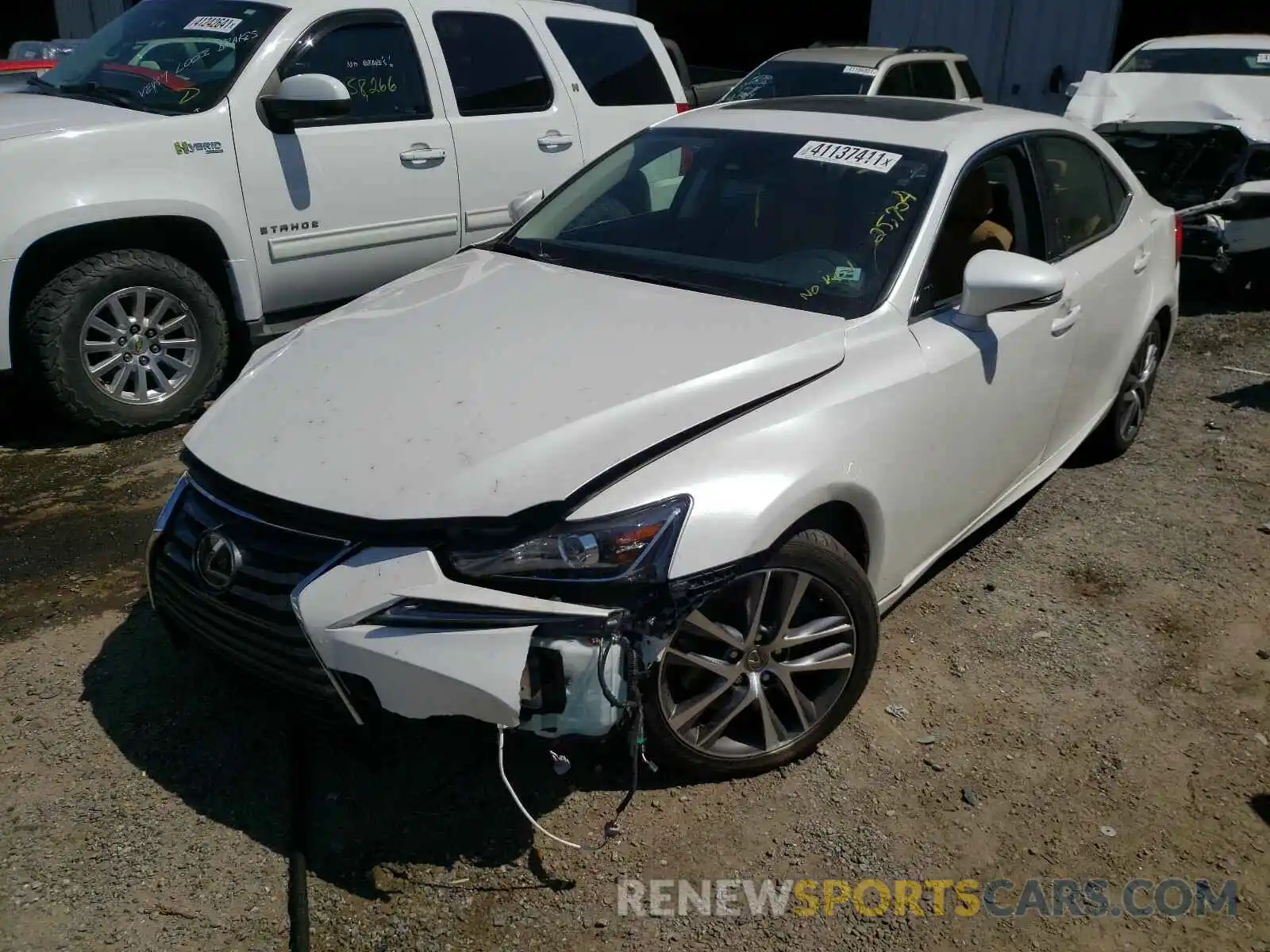 2 Photograph of a damaged car JTHBA1D21K5086625 LEXUS IS 2019