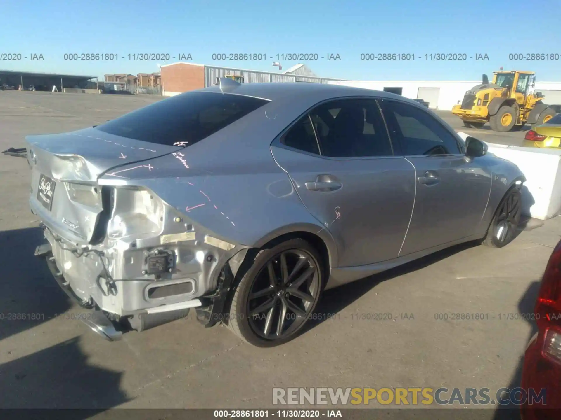 4 Фотография поврежденного автомобиля JTHBA1D21K5087015 LEXUS IS 2019