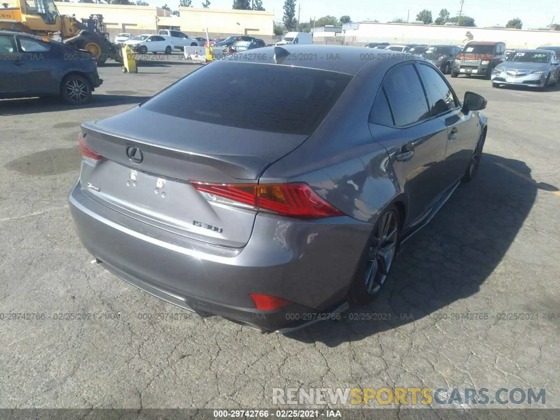 4 Photograph of a damaged car JTHBA1D21K5087371 LEXUS IS 2019