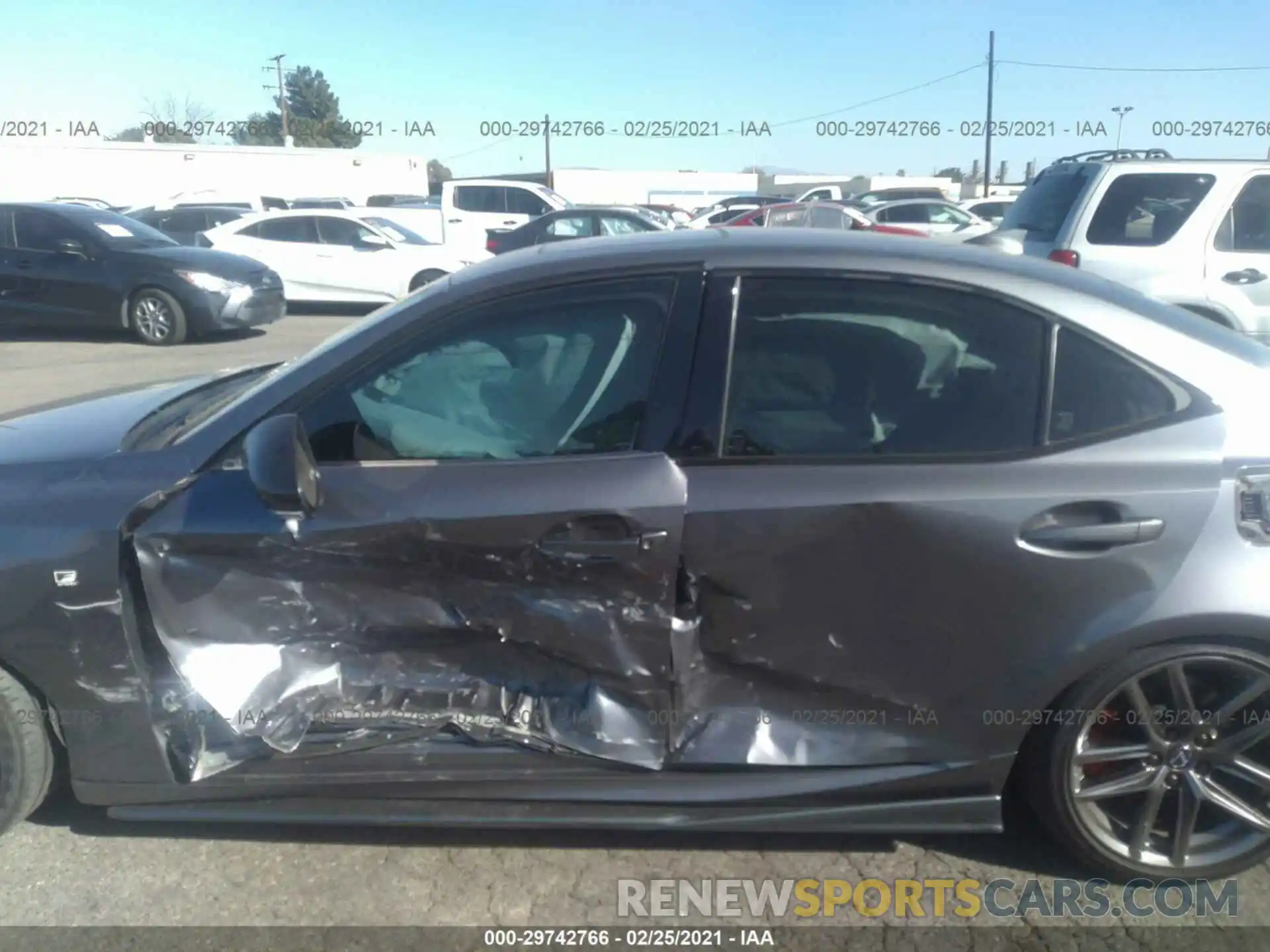 6 Photograph of a damaged car JTHBA1D21K5087371 LEXUS IS 2019