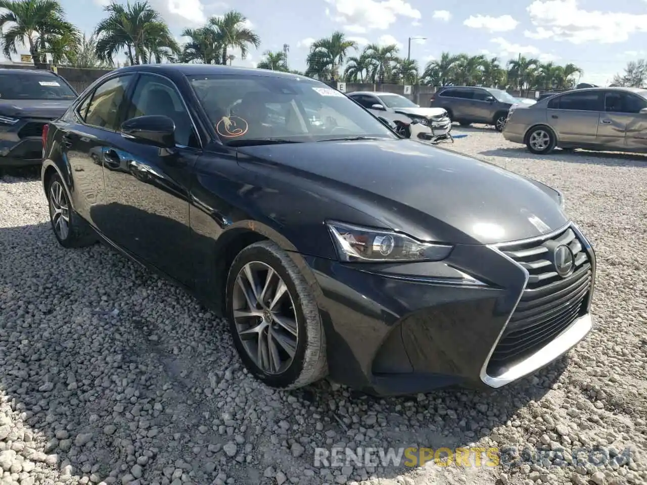 1 Photograph of a damaged car JTHBA1D21K5089766 LEXUS IS 2019