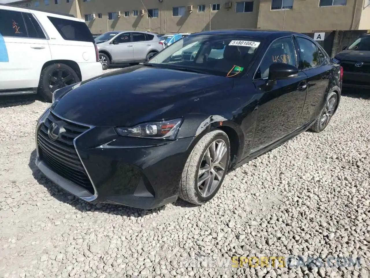 2 Photograph of a damaged car JTHBA1D21K5089766 LEXUS IS 2019