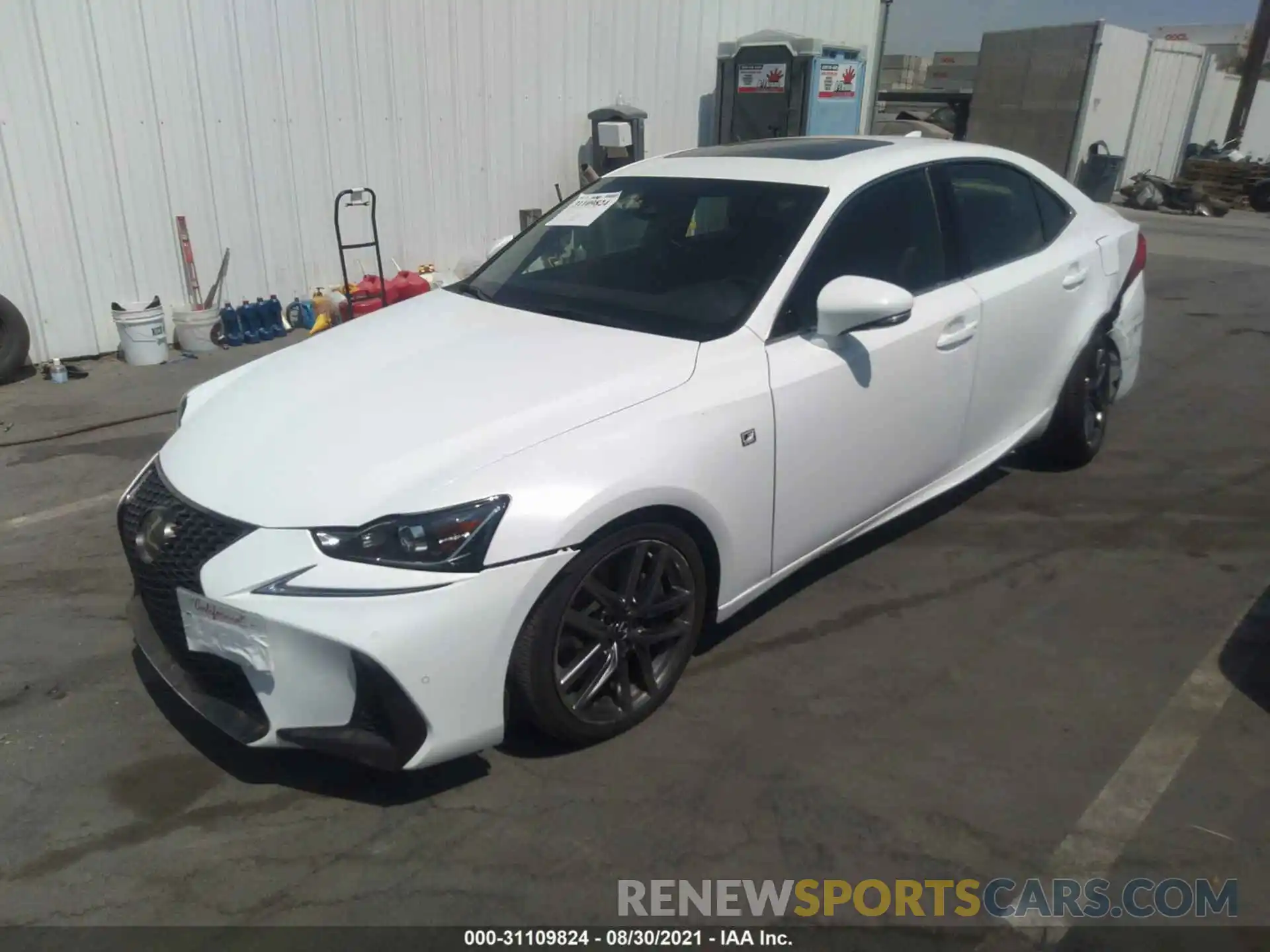 2 Photograph of a damaged car JTHBA1D21K5089914 LEXUS IS 2019