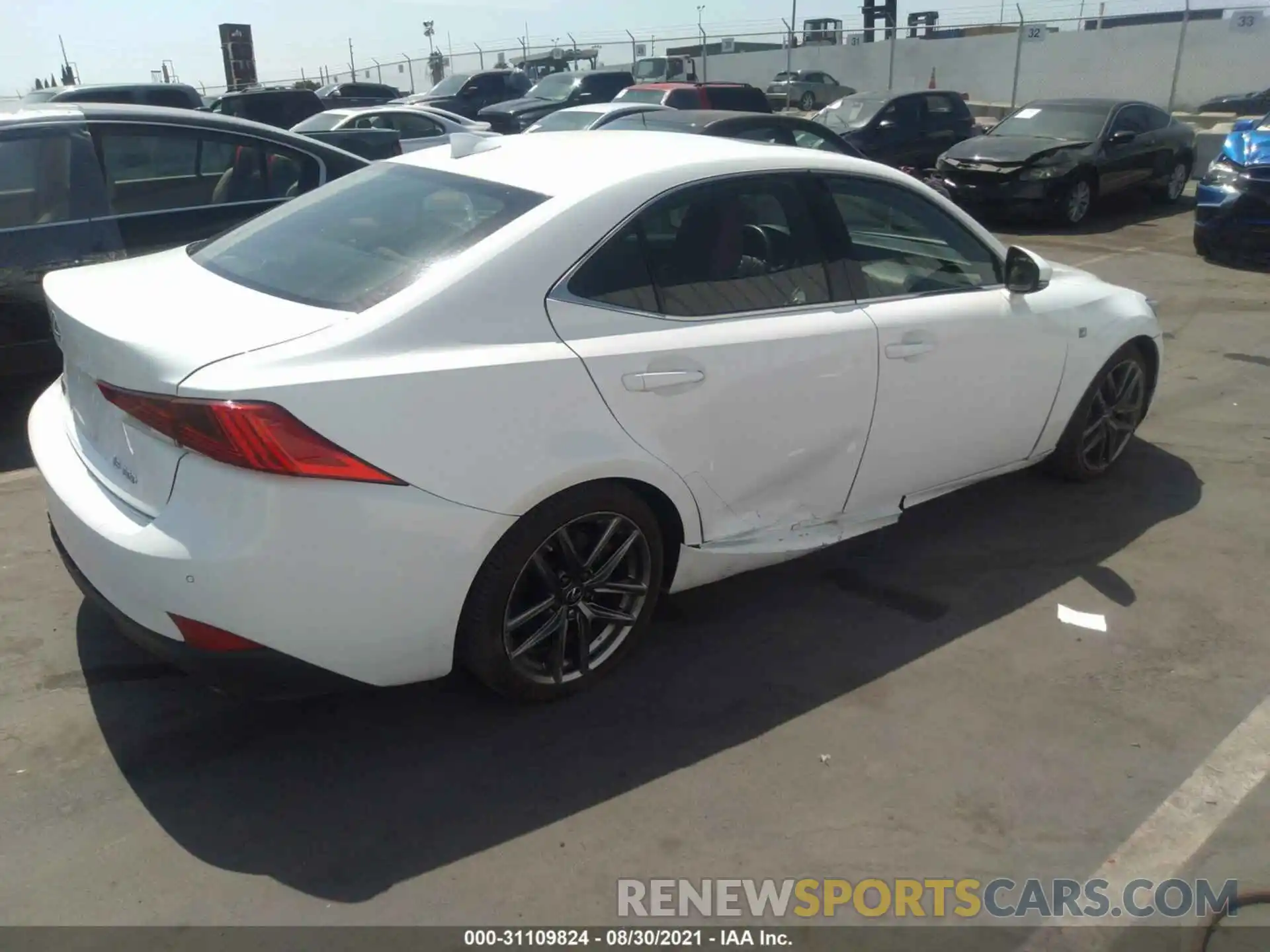 4 Photograph of a damaged car JTHBA1D21K5089914 LEXUS IS 2019