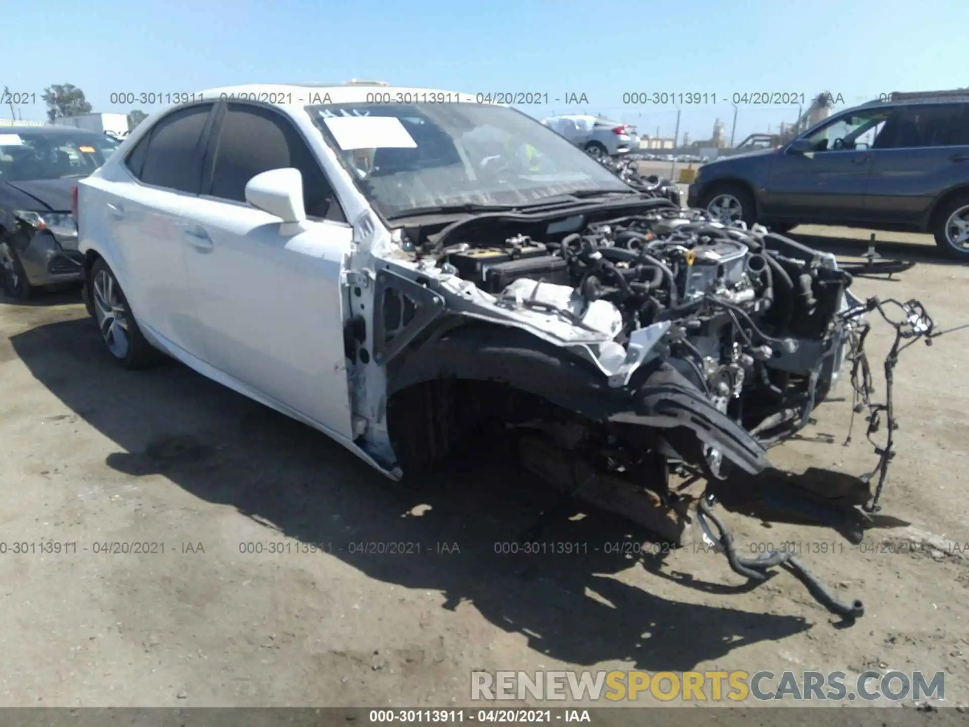 1 Photograph of a damaged car JTHBA1D21K5090867 LEXUS IS 2019