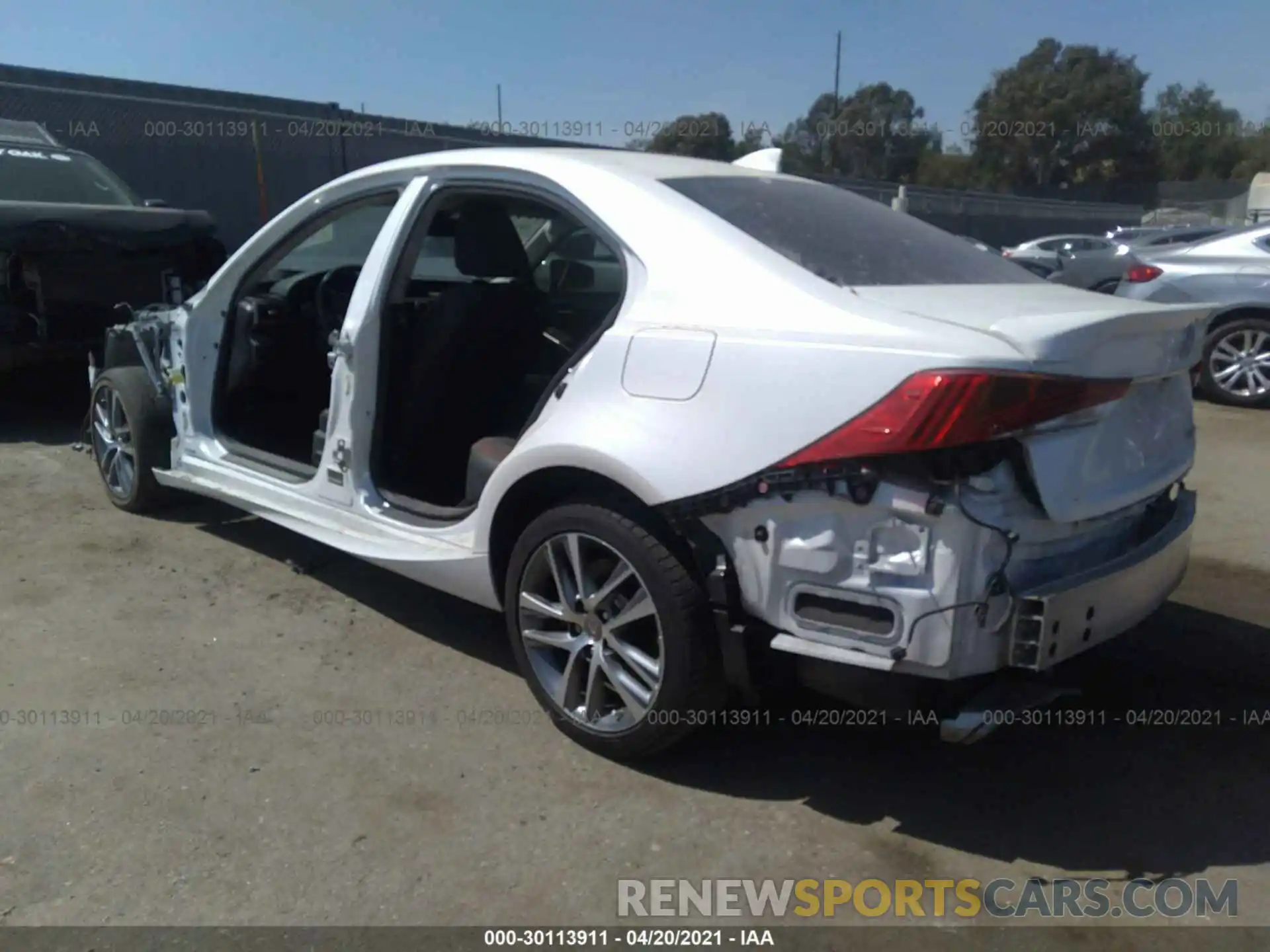 3 Photograph of a damaged car JTHBA1D21K5090867 LEXUS IS 2019