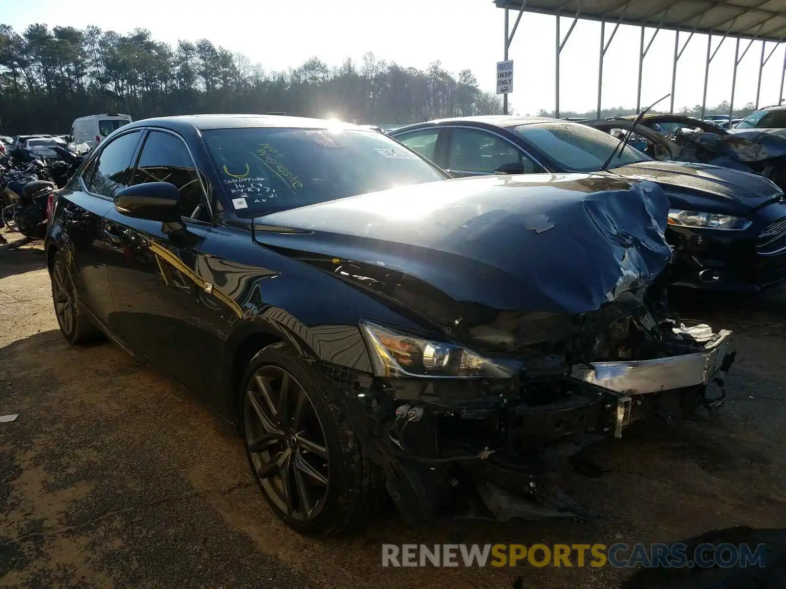 1 Photograph of a damaged car JTHBA1D21K5091372 LEXUS IS 2019