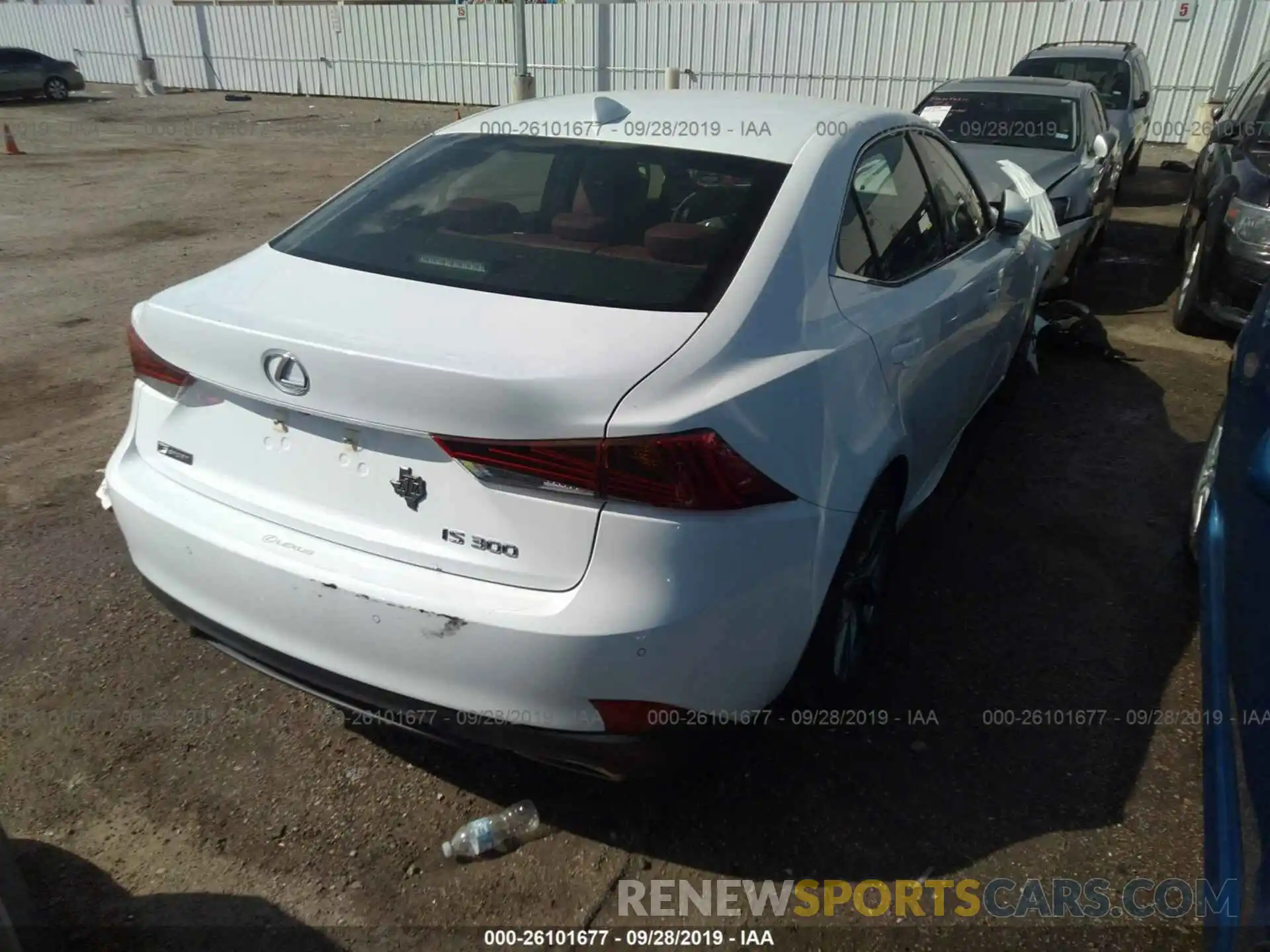 3 Photograph of a damaged car JTHBA1D21K5091744 LEXUS IS 2019