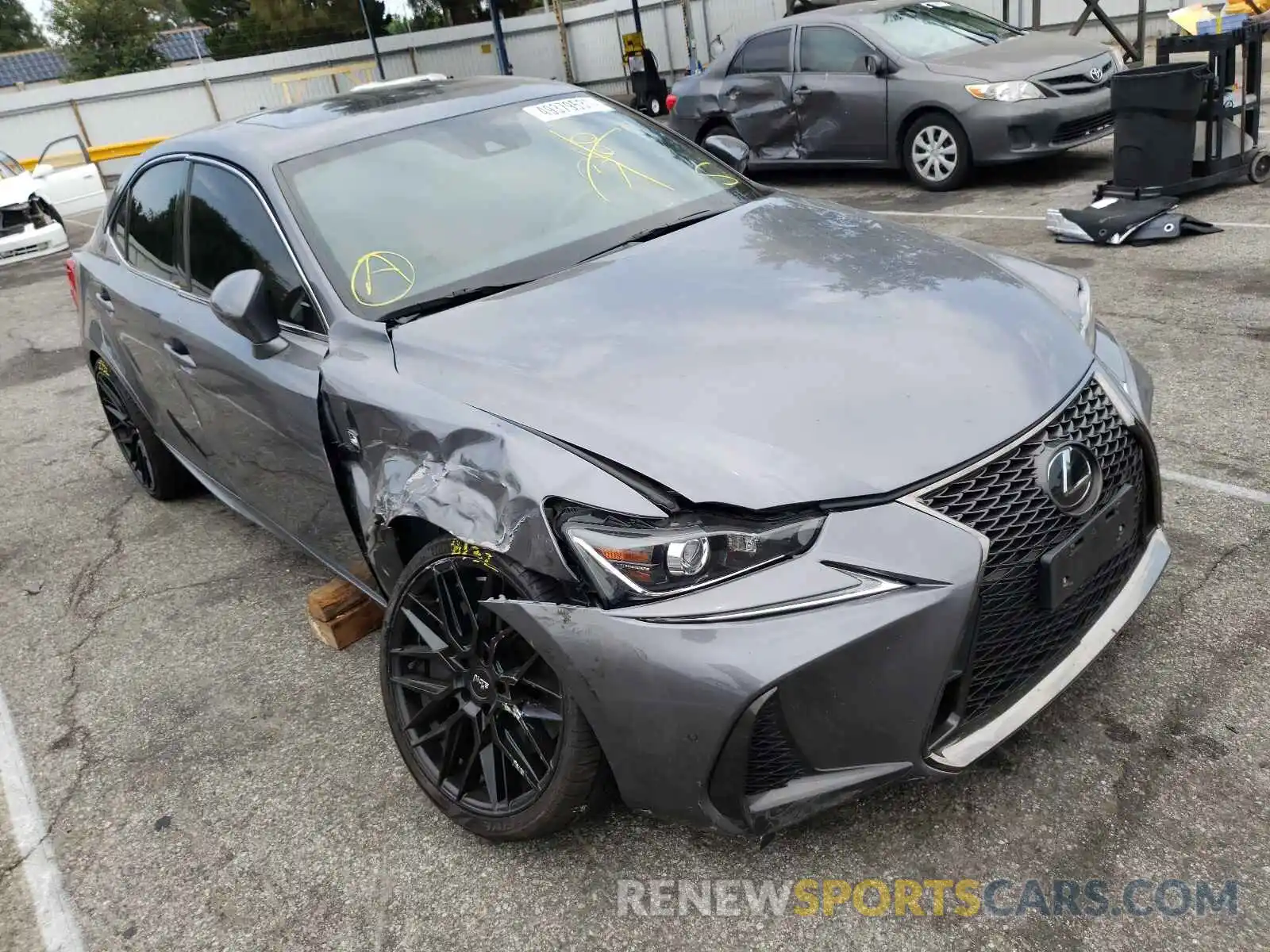 1 Photograph of a damaged car JTHBA1D21K5094028 LEXUS IS 2019