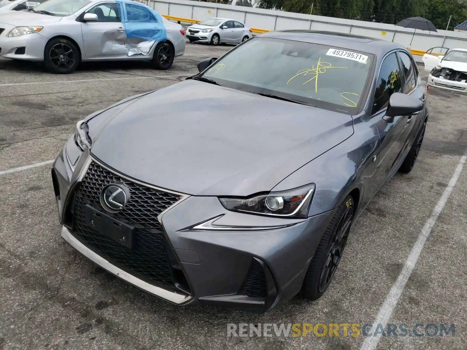 2 Фотография поврежденного автомобиля JTHBA1D21K5094028 LEXUS IS 2019