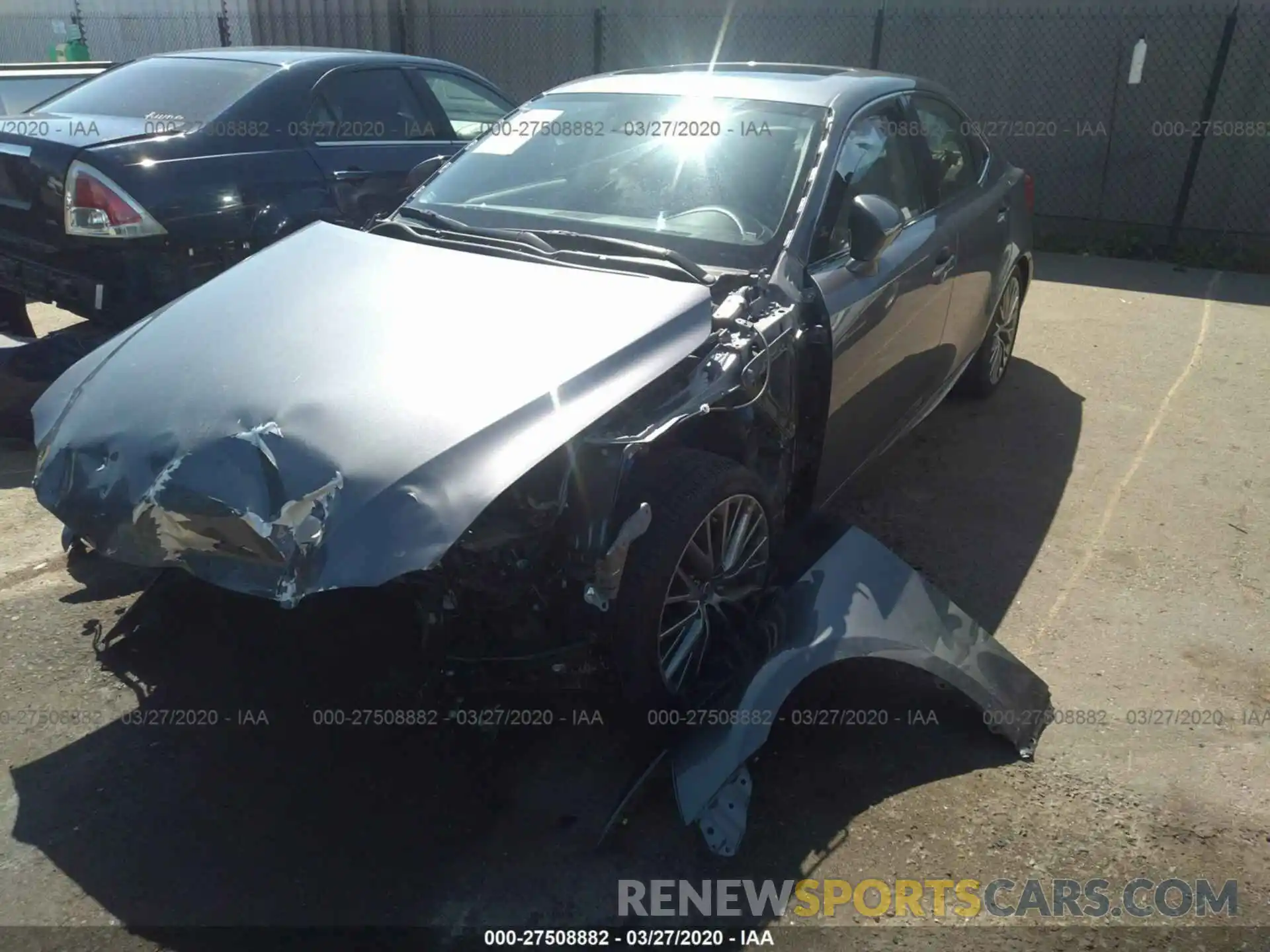 2 Photograph of a damaged car JTHBA1D21K5095437 LEXUS IS 2019