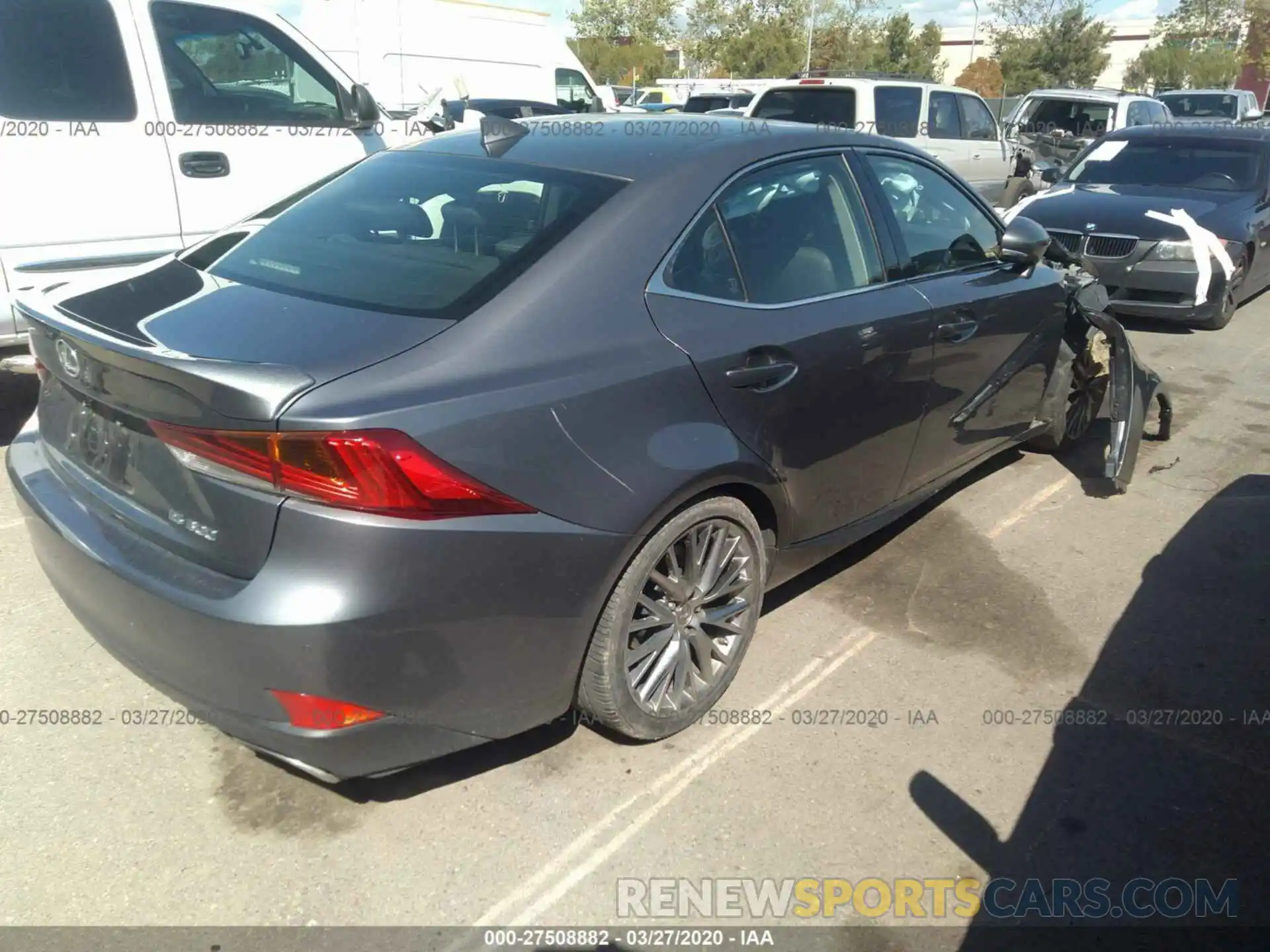 4 Photograph of a damaged car JTHBA1D21K5095437 LEXUS IS 2019