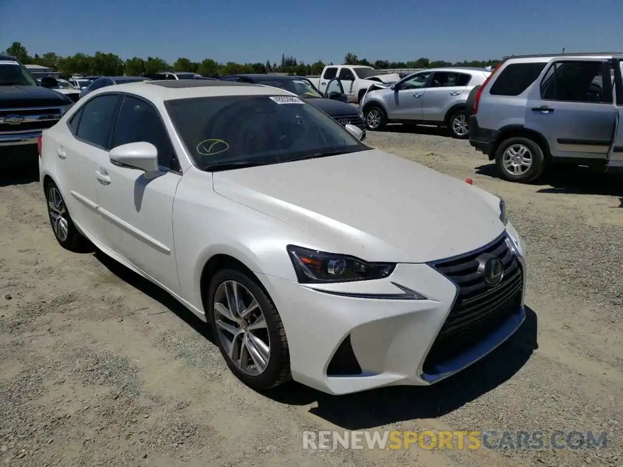 1 Photograph of a damaged car JTHBA1D21K5098323 LEXUS IS 2019