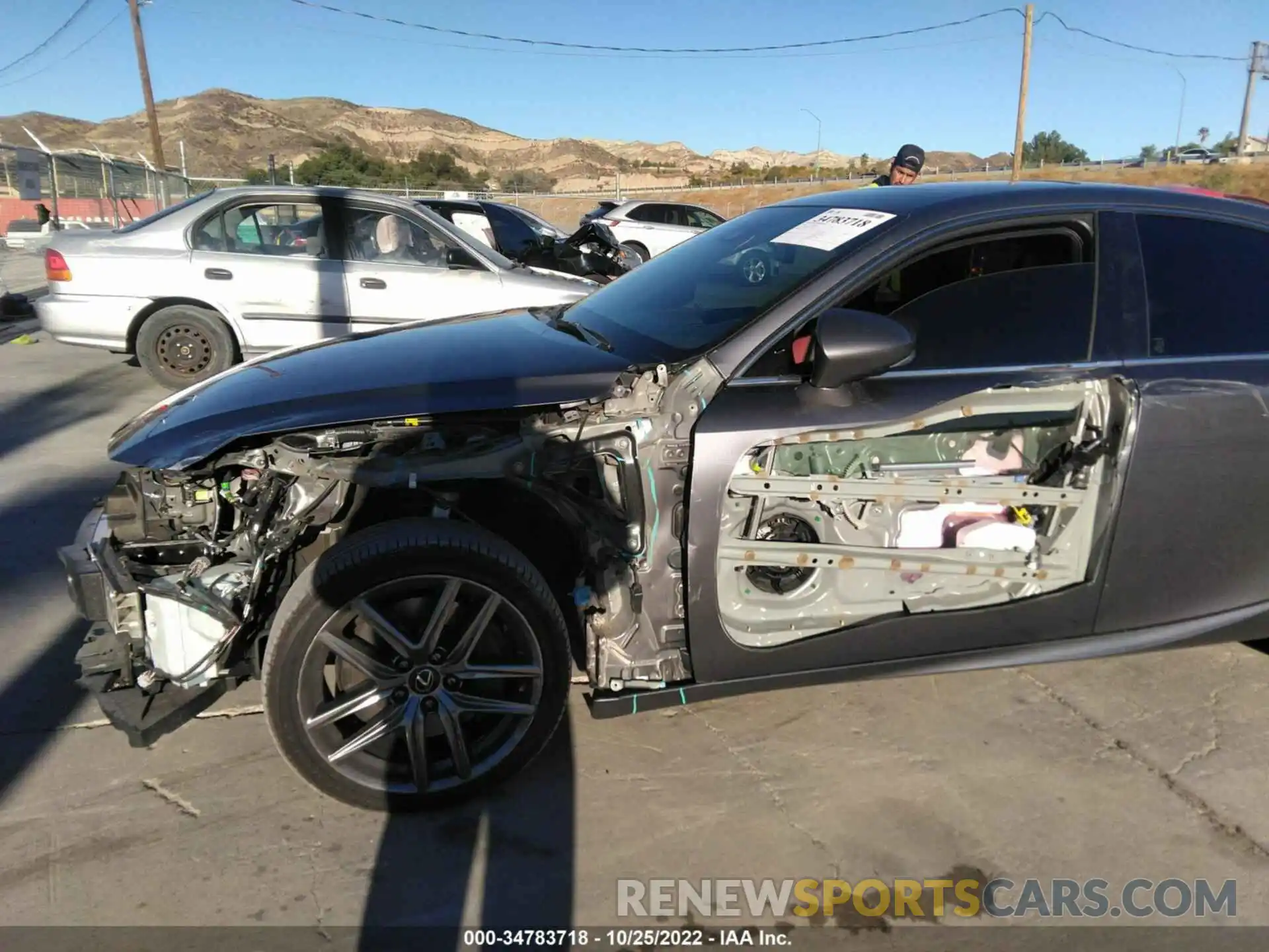 6 Photograph of a damaged car JTHBA1D21K5100152 LEXUS IS 2019