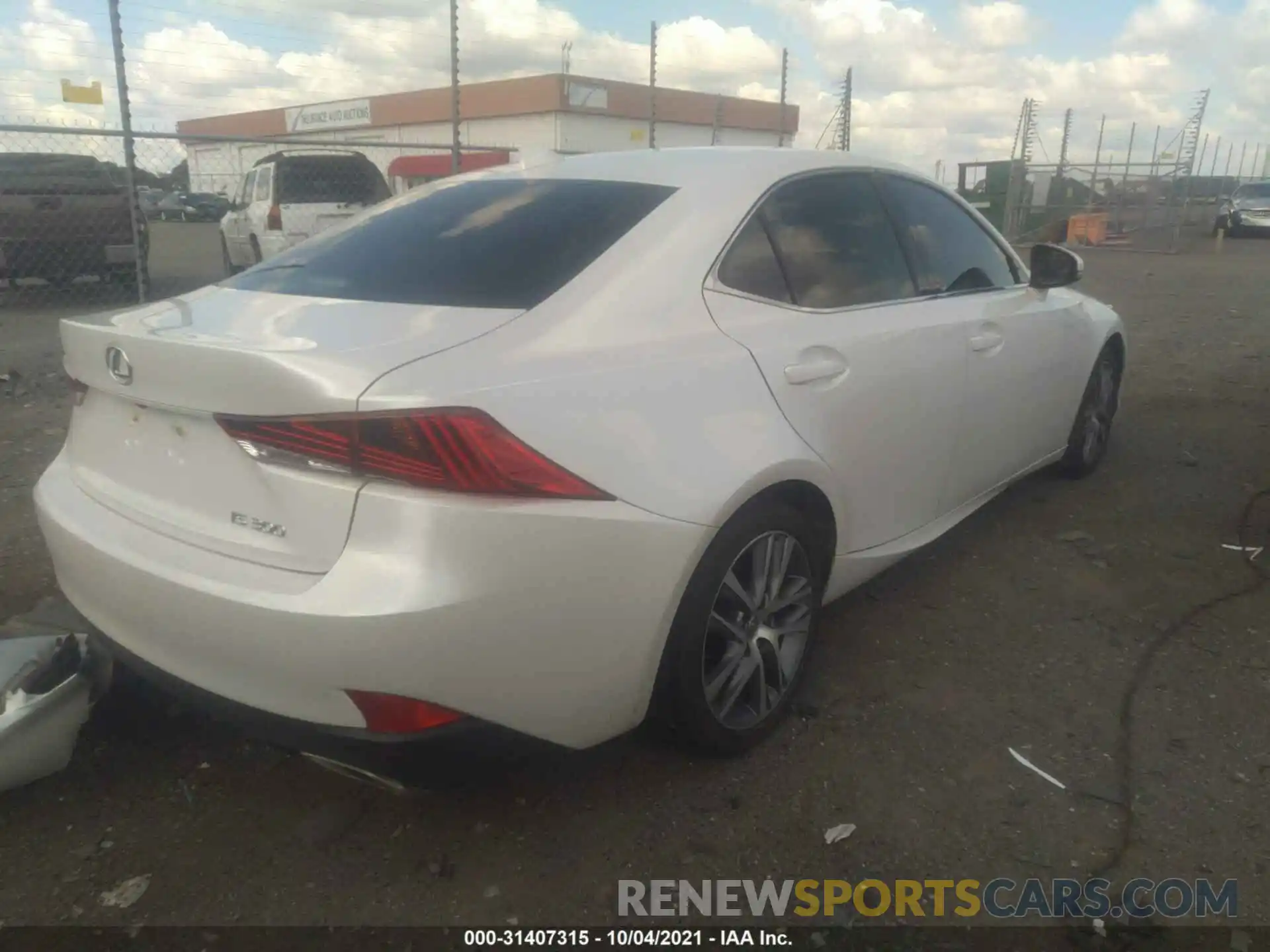 4 Photograph of a damaged car JTHBA1D21K5100538 LEXUS IS 2019