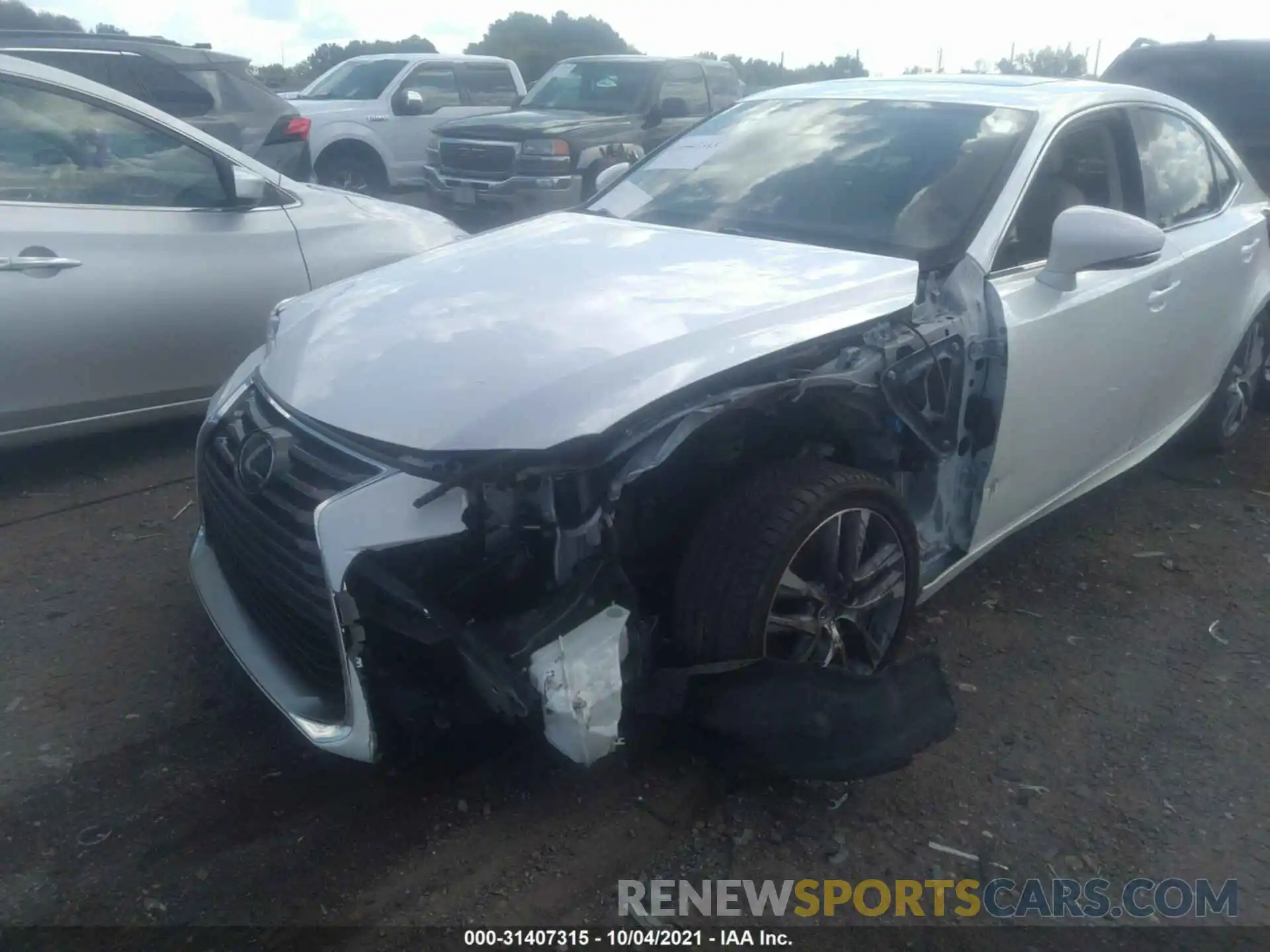 6 Photograph of a damaged car JTHBA1D21K5100538 LEXUS IS 2019