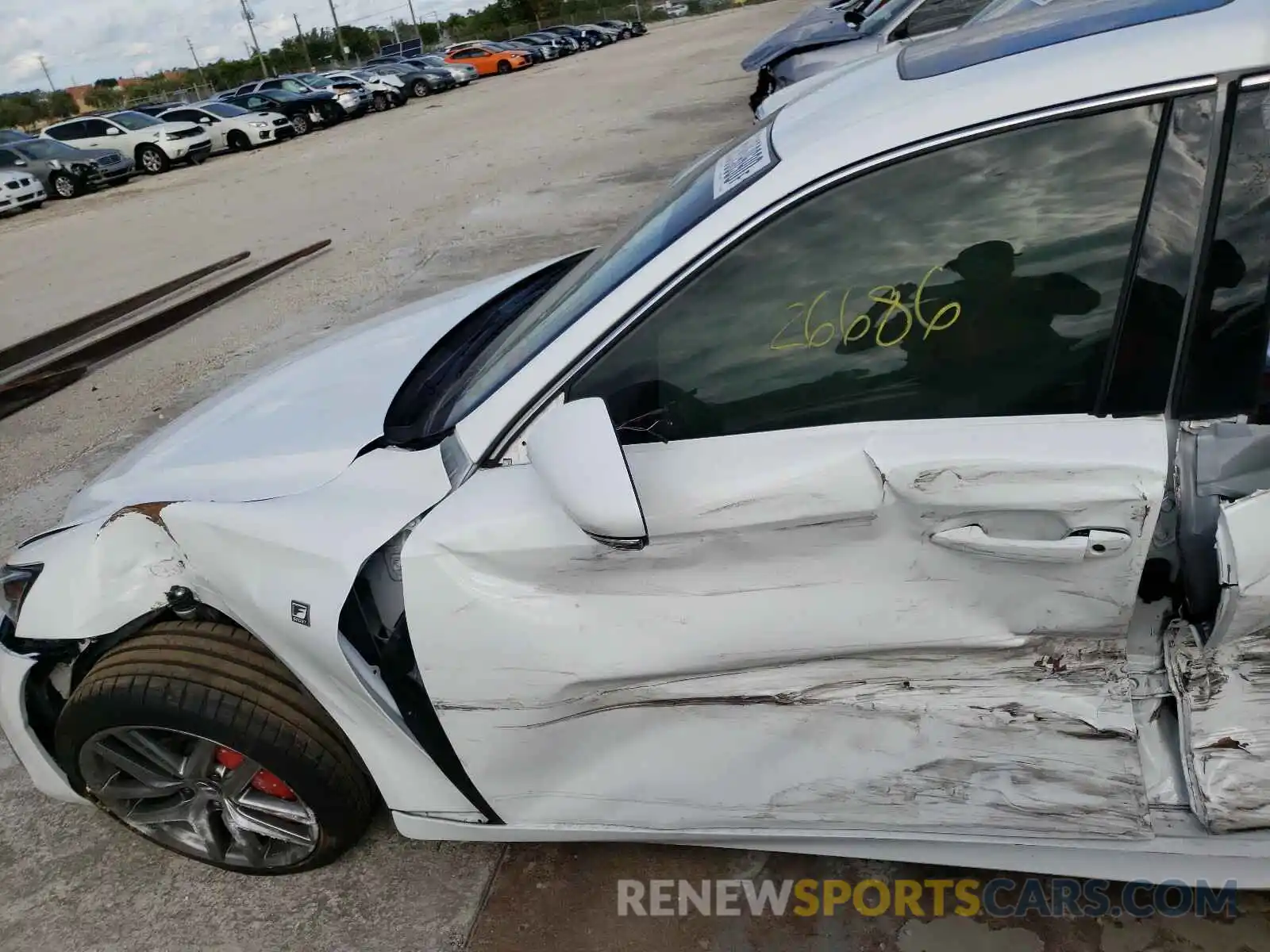 10 Photograph of a damaged car JTHBA1D22K5084320 LEXUS IS 2019