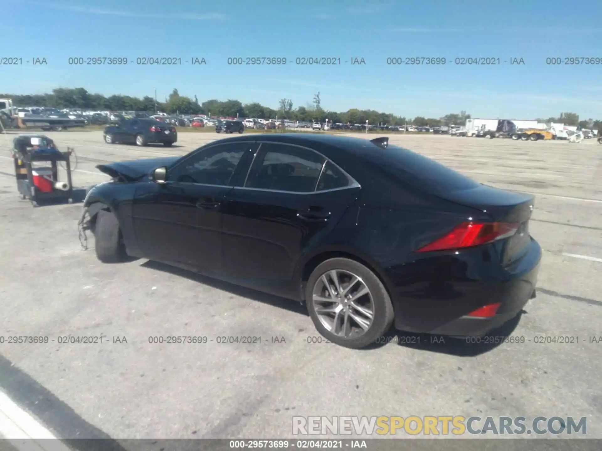 3 Photograph of a damaged car JTHBA1D22K5084799 LEXUS IS 2019