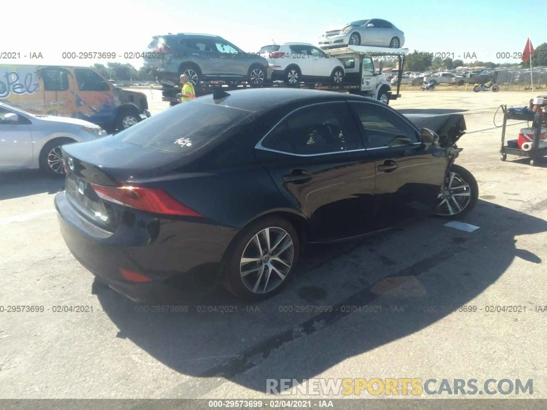 4 Photograph of a damaged car JTHBA1D22K5084799 LEXUS IS 2019