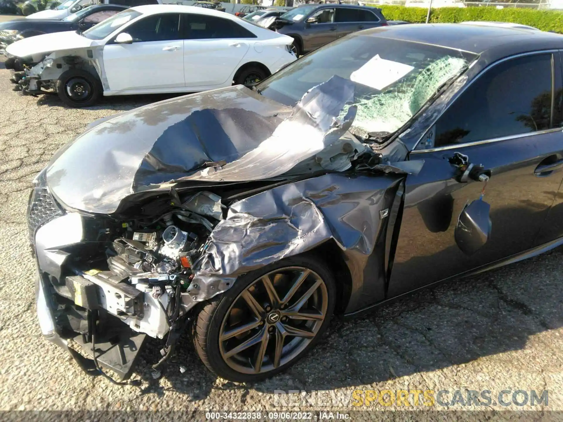 6 Photograph of a damaged car JTHBA1D22K5084866 LEXUS IS 2019