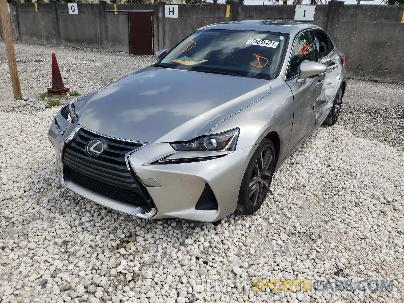 2 Photograph of a damaged car JTHBA1D22K5084883 LEXUS IS 2019