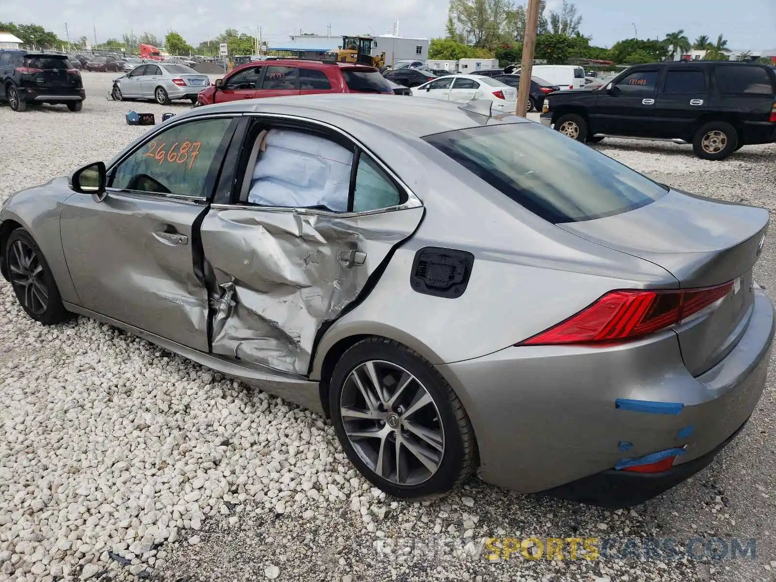 9 Photograph of a damaged car JTHBA1D22K5084883 LEXUS IS 2019