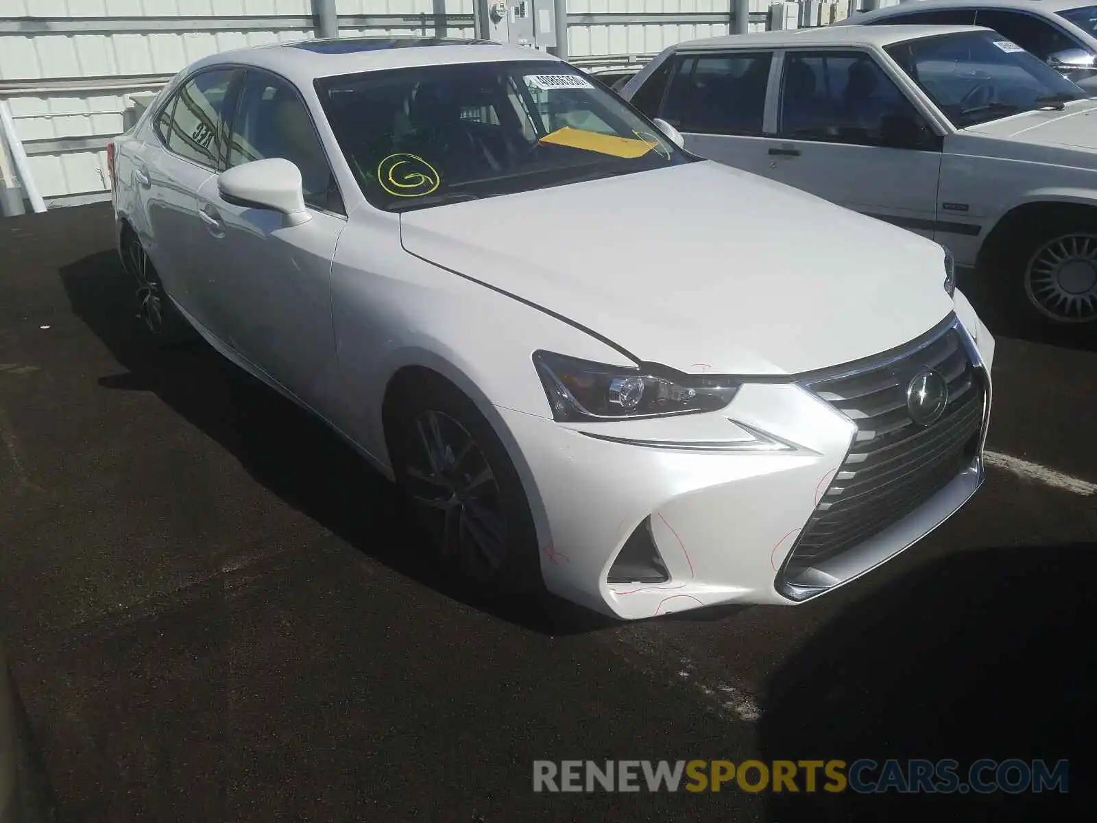 1 Photograph of a damaged car JTHBA1D22K5085421 LEXUS IS 2019