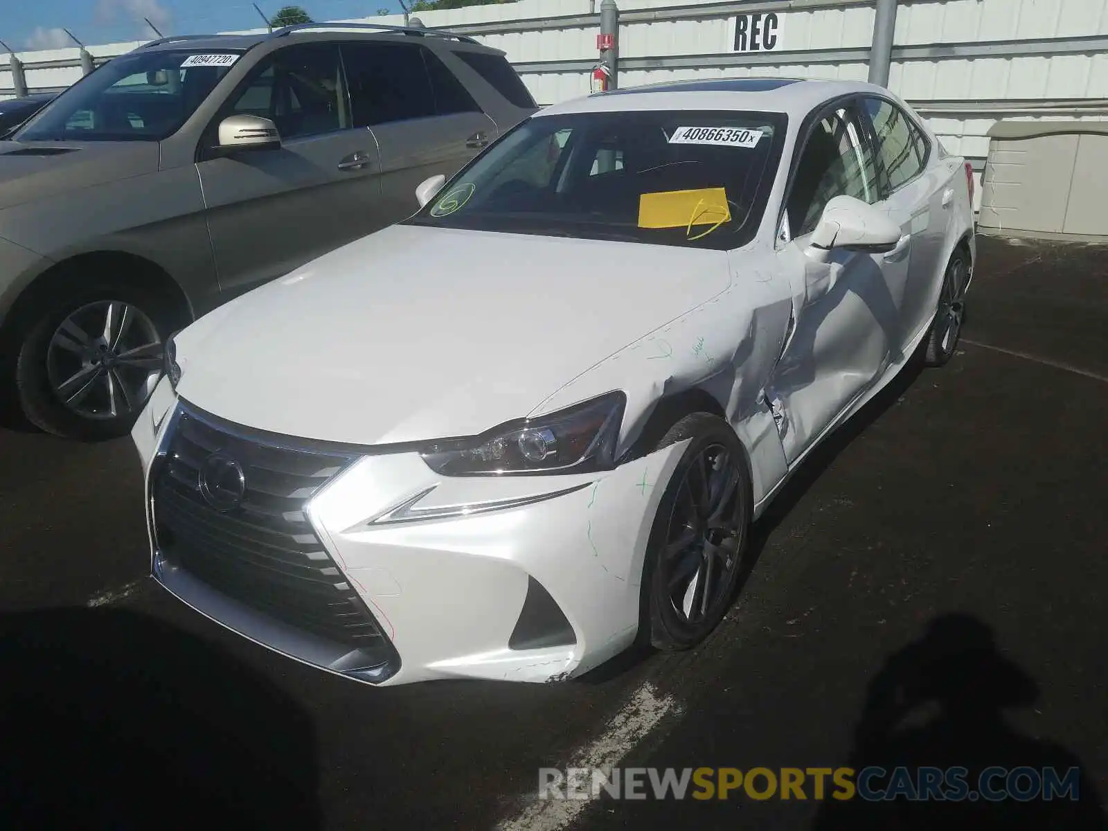 2 Photograph of a damaged car JTHBA1D22K5085421 LEXUS IS 2019