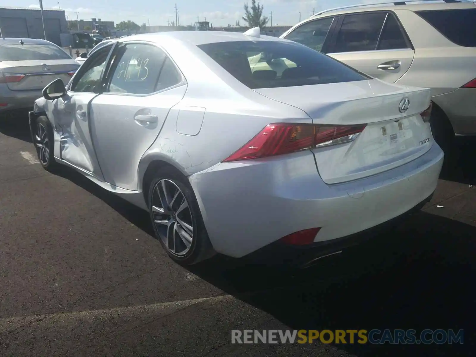 3 Photograph of a damaged car JTHBA1D22K5085421 LEXUS IS 2019