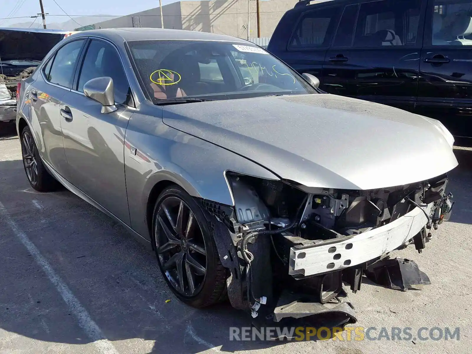 1 Photograph of a damaged car JTHBA1D22K5086892 LEXUS IS 2019