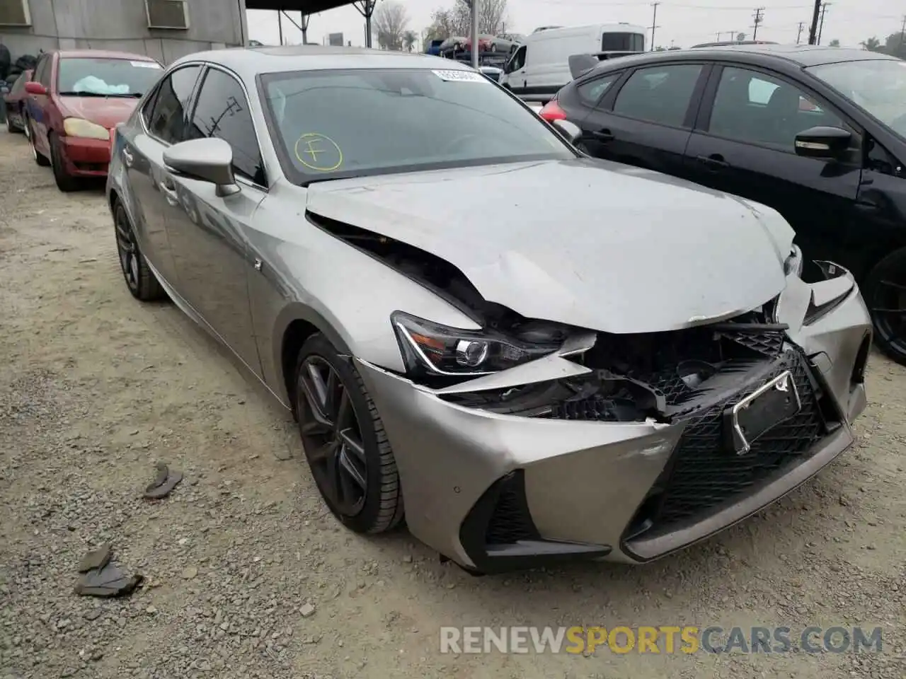 1 Photograph of a damaged car JTHBA1D22K5088075 LEXUS IS 2019