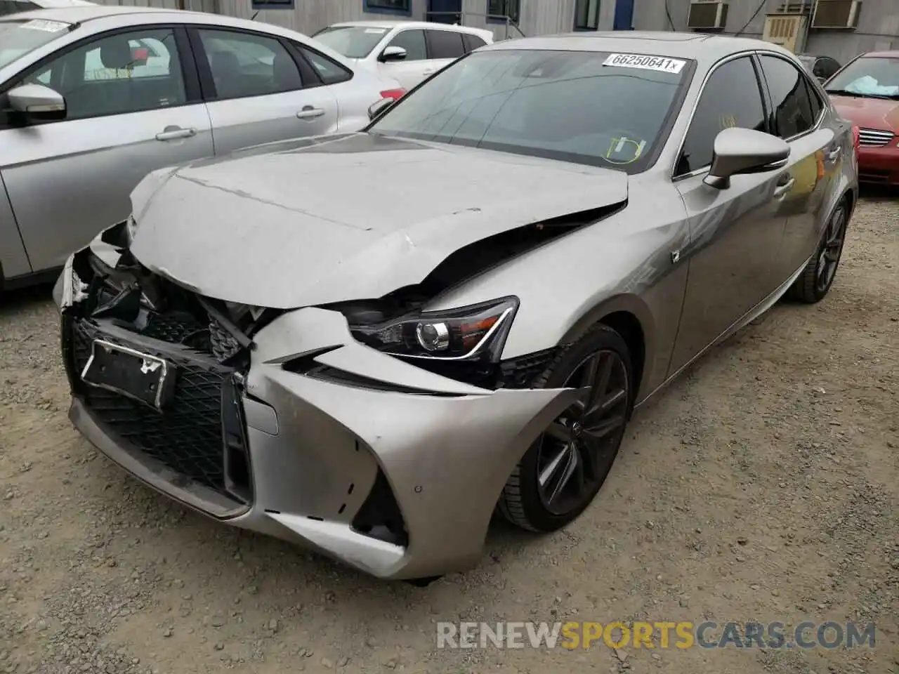 2 Photograph of a damaged car JTHBA1D22K5088075 LEXUS IS 2019