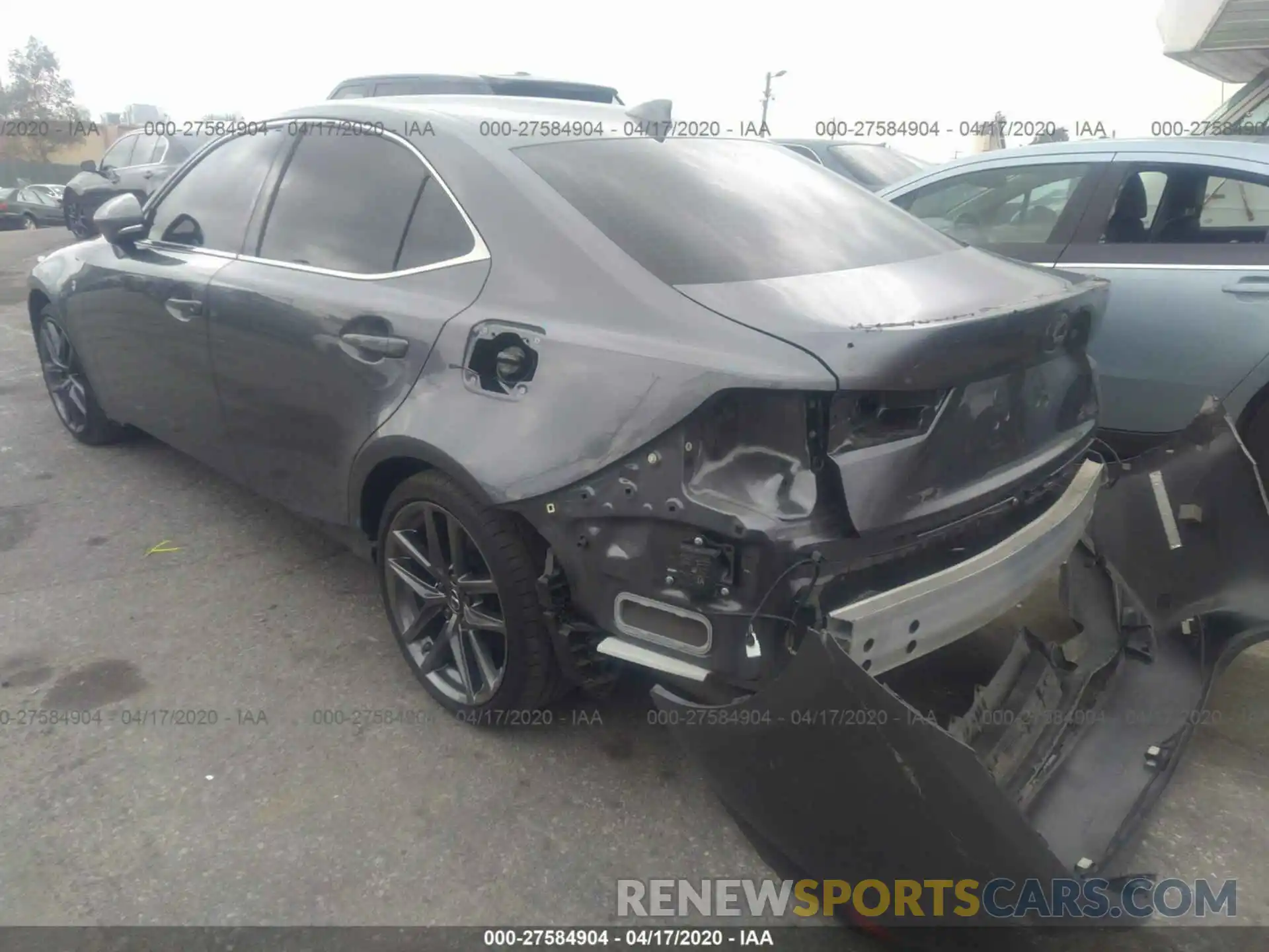 3 Фотография поврежденного автомобиля JTHBA1D22K5088660 LEXUS IS 2019