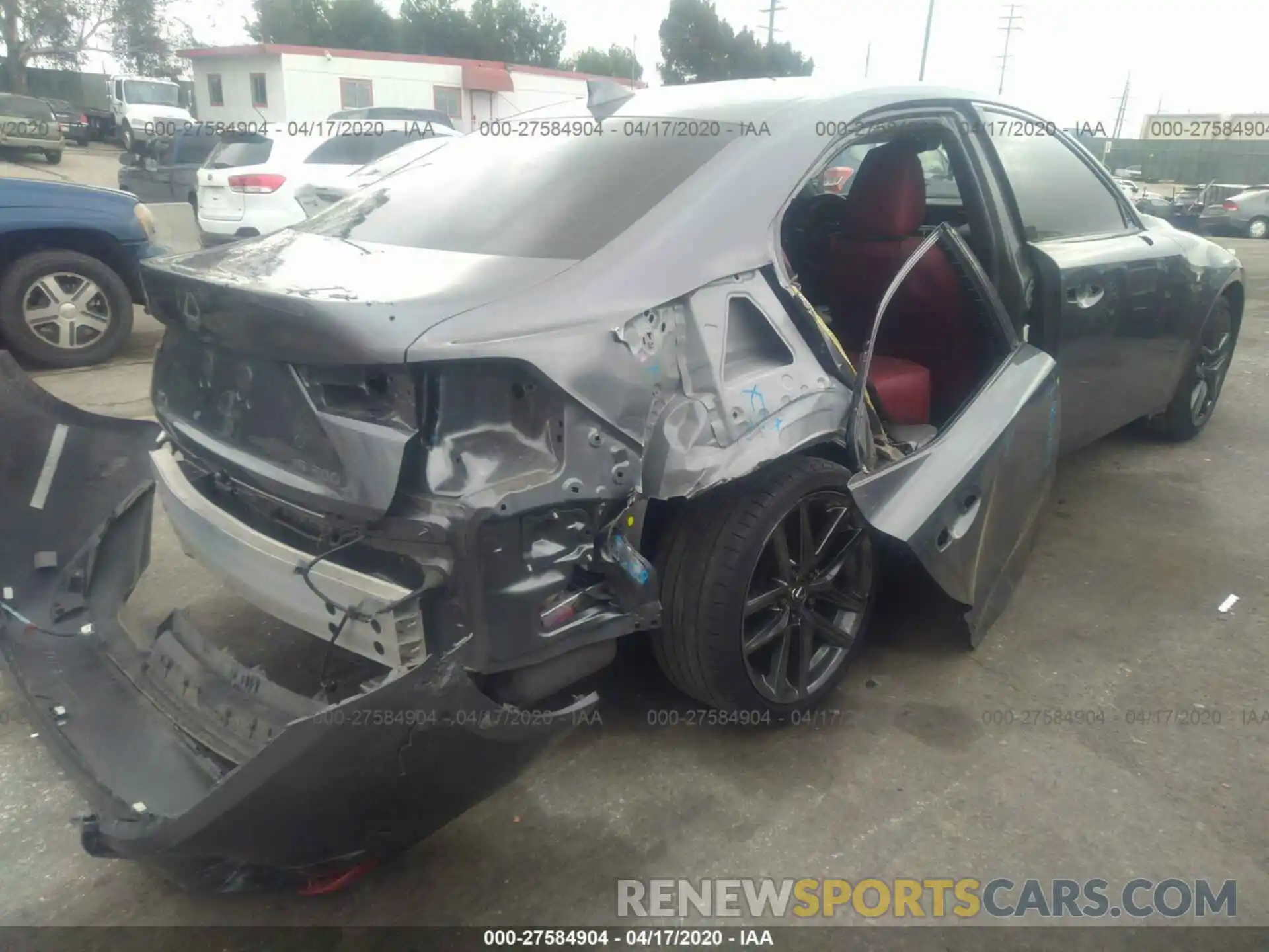 4 Photograph of a damaged car JTHBA1D22K5088660 LEXUS IS 2019