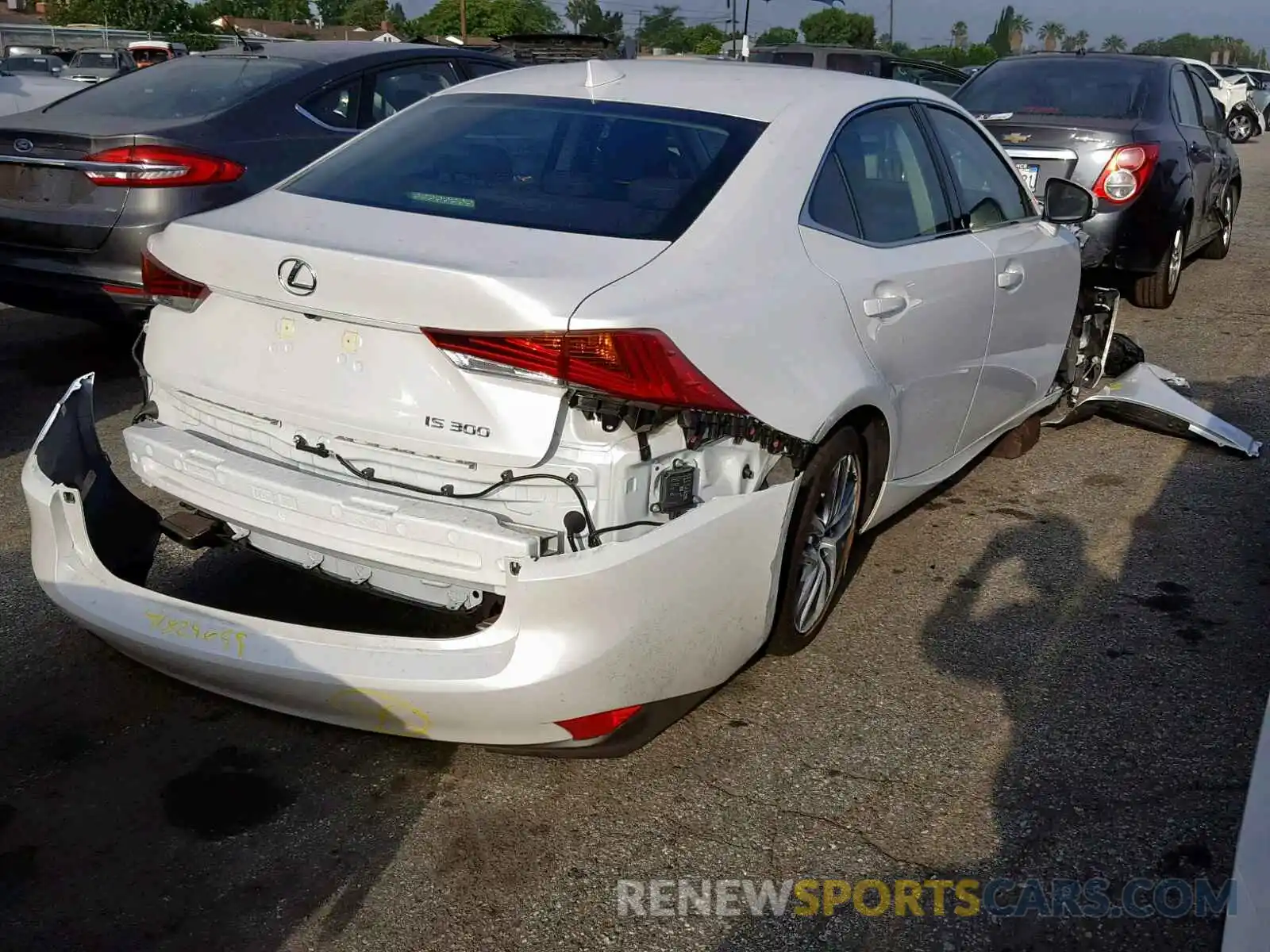 4 Photograph of a damaged car JTHBA1D22K5089288 LEXUS IS 2019