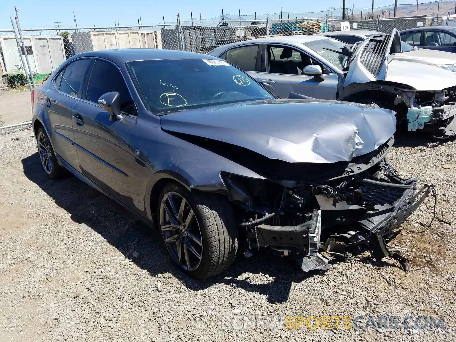 1 Photograph of a damaged car JTHBA1D22K5089761 LEXUS IS 2019