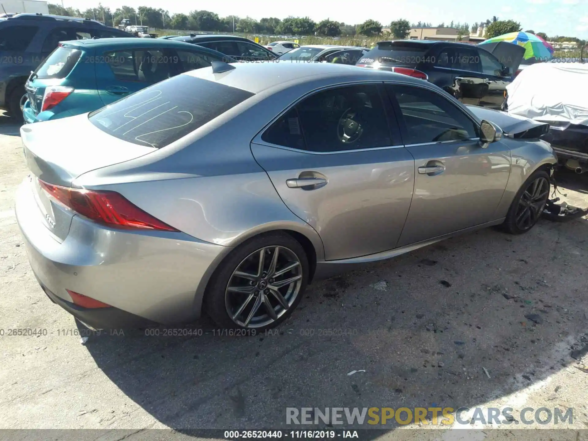 4 Photograph of a damaged car JTHBA1D22K5090697 LEXUS IS 2019