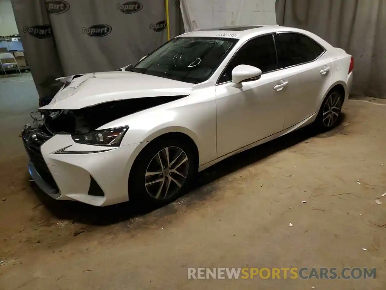 2 Photograph of a damaged car JTHBA1D22K5091686 LEXUS IS 2019