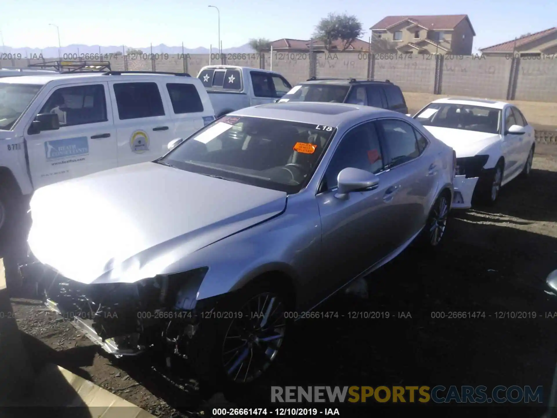 6 Photograph of a damaged car JTHBA1D22K5093292 LEXUS IS 2019