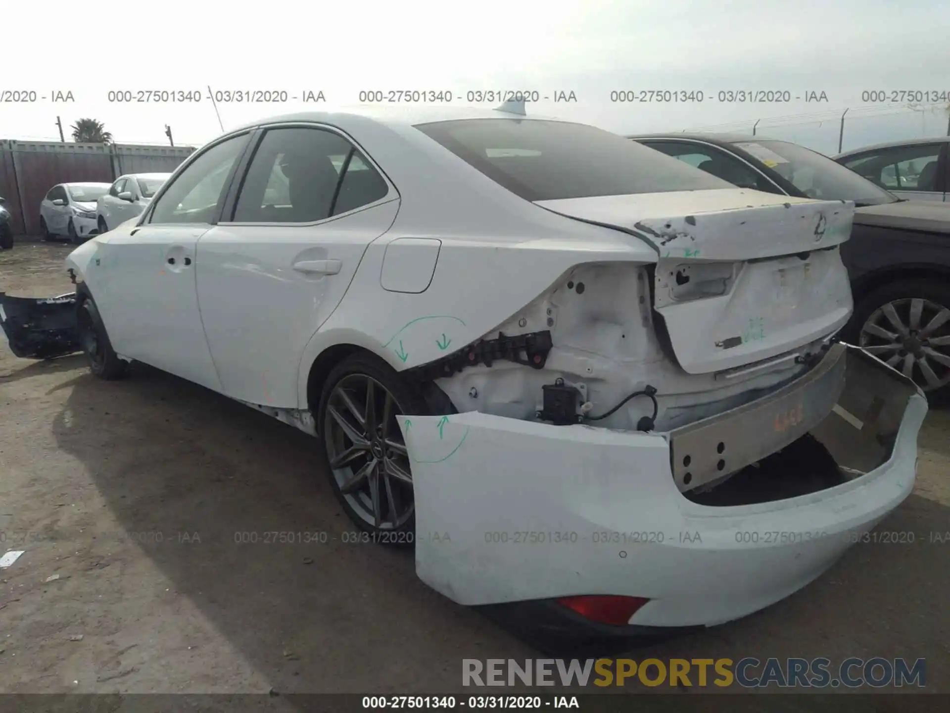 3 Фотография поврежденного автомобиля JTHBA1D22K5094524 LEXUS IS 2019